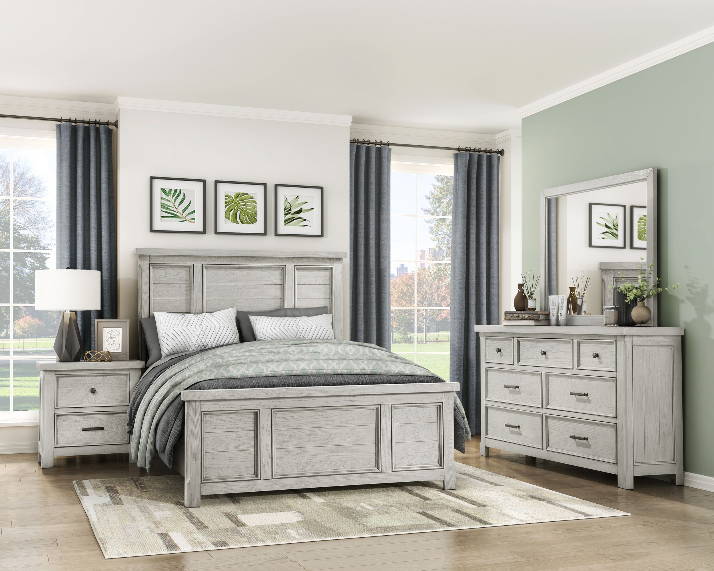 Providence Rectangular Wood Mirror
