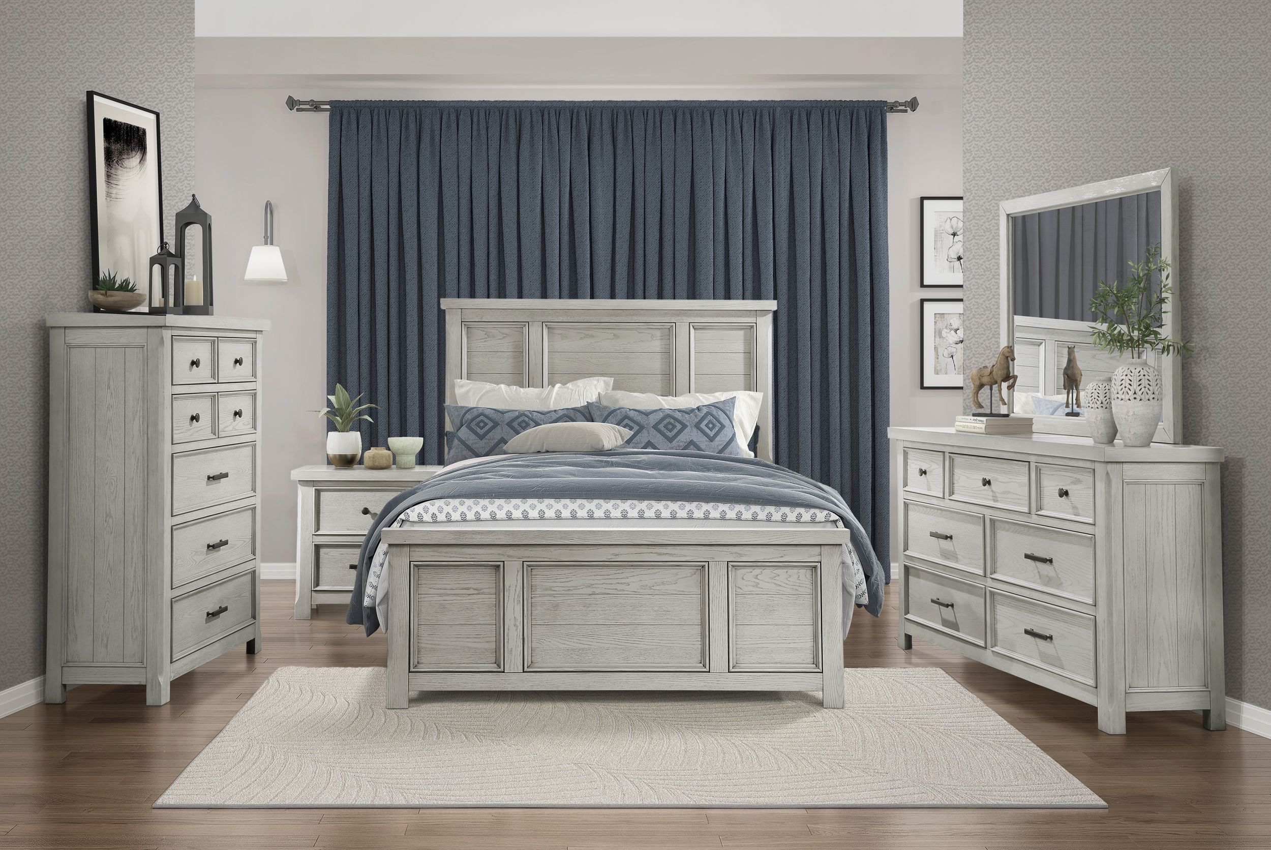 Providence Wood California King Panel Bed