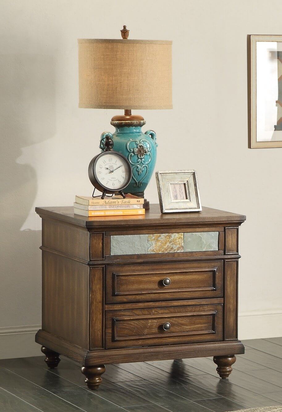 Chehalis Wood Veneer Occasional Table Set by Homelegance