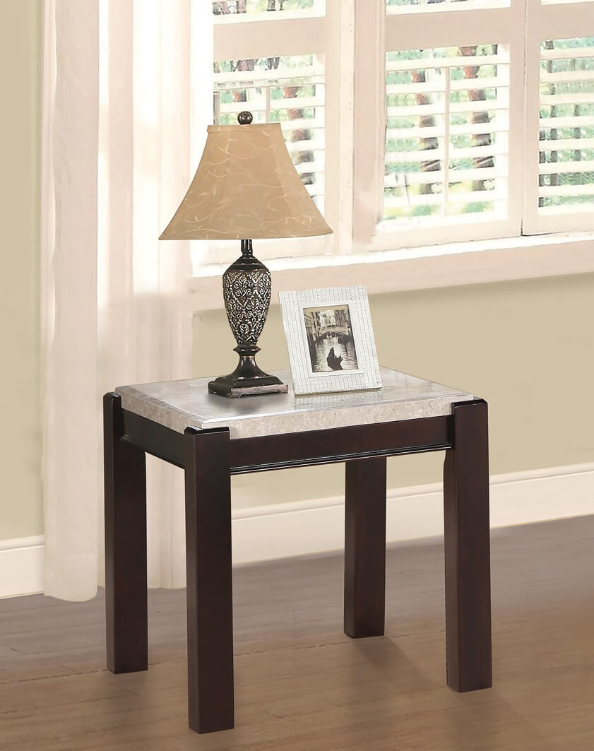Festus Marble End Table