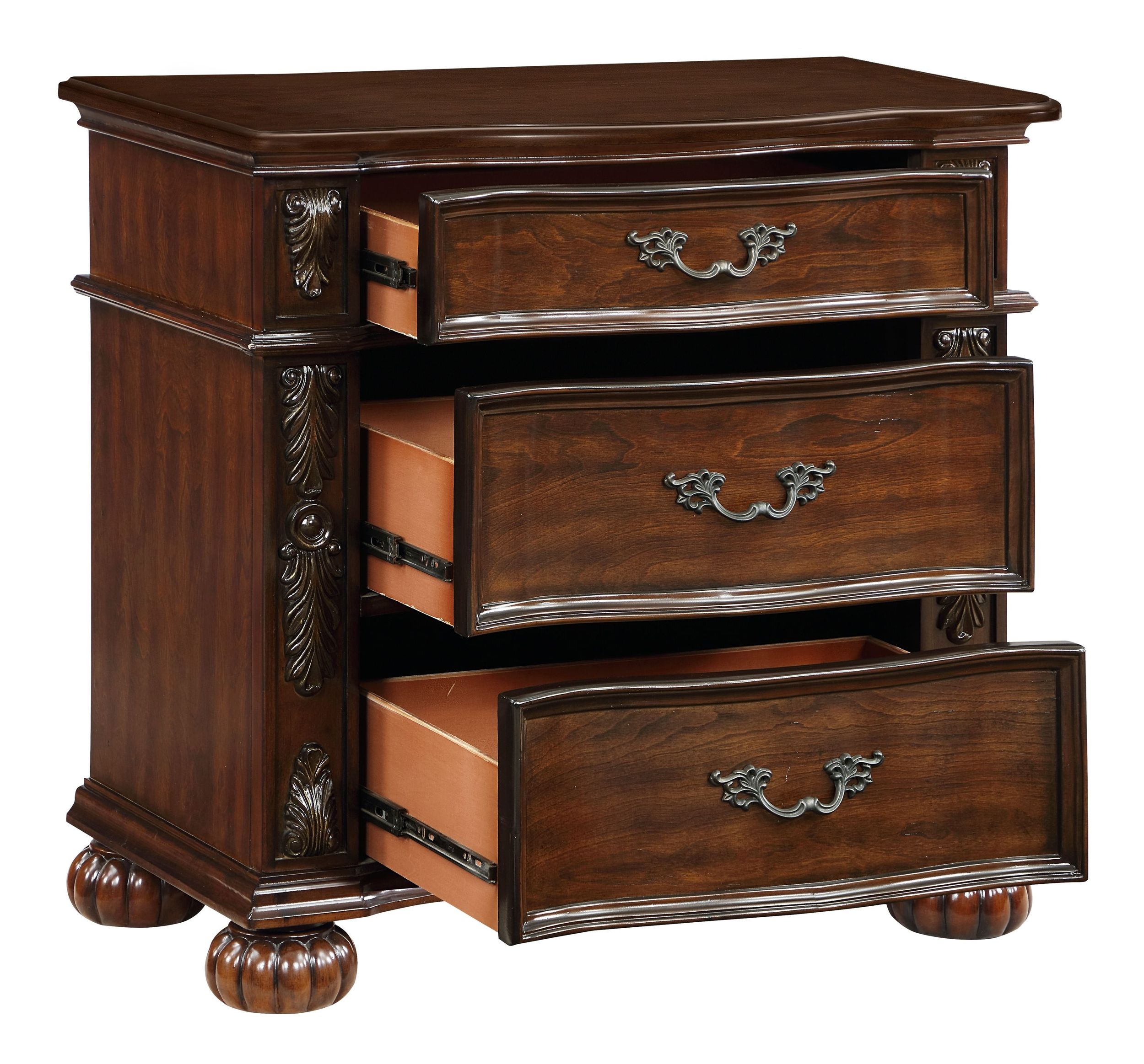 Adelina Wood/Wood Veneer Panel Bedroom Set