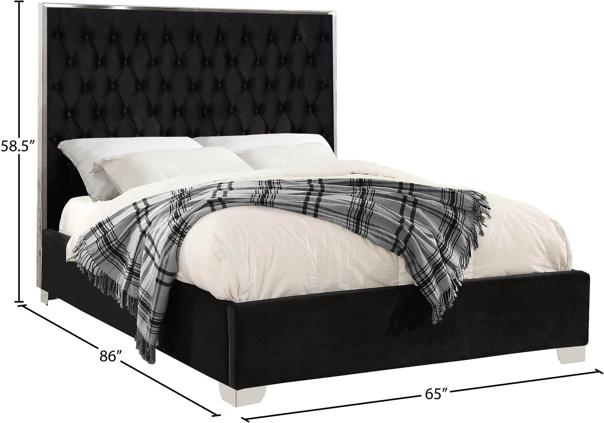 Lexi Velvet Bed