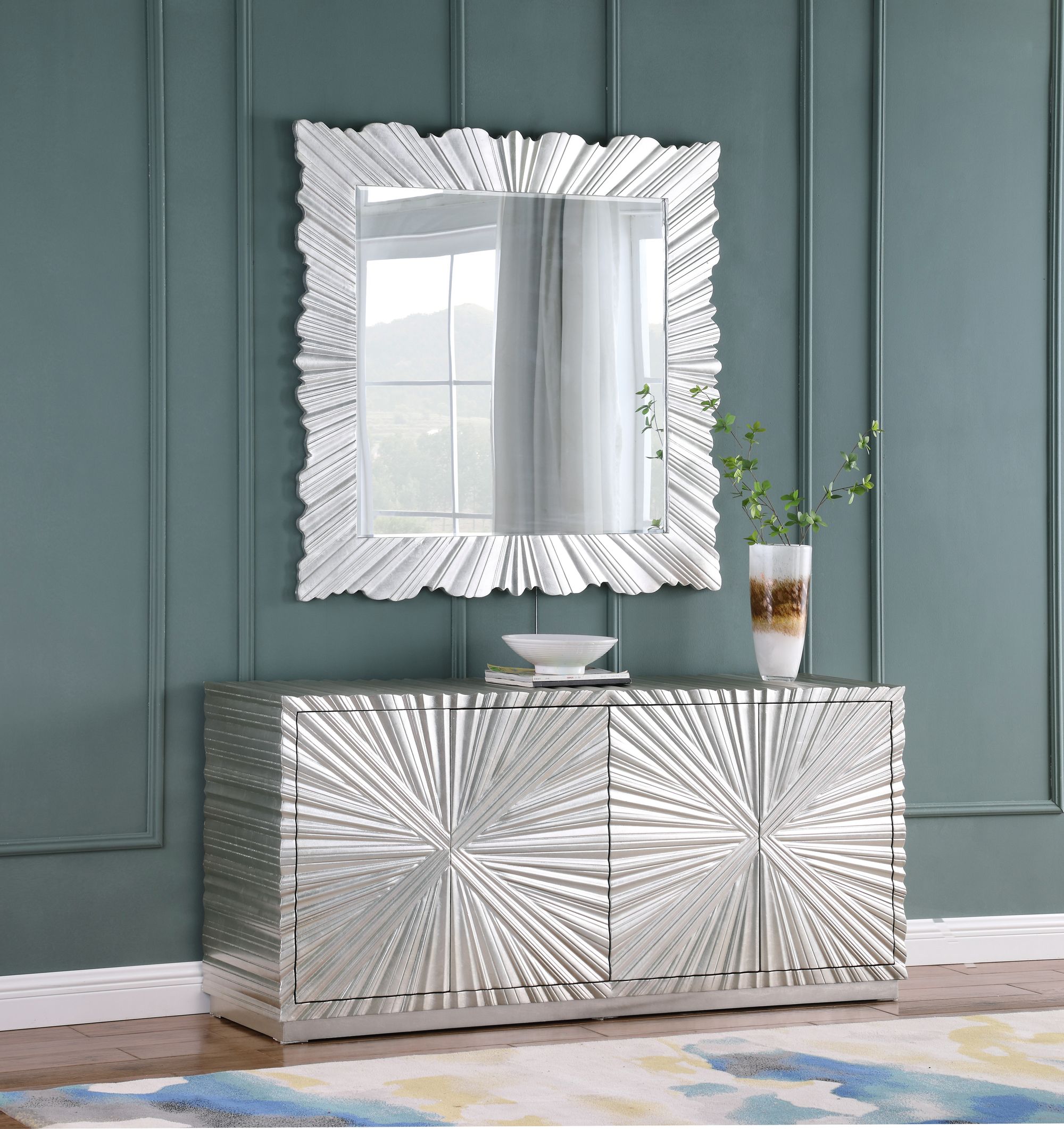 Silverton 2-Door Wood Veneer Sideboard 
