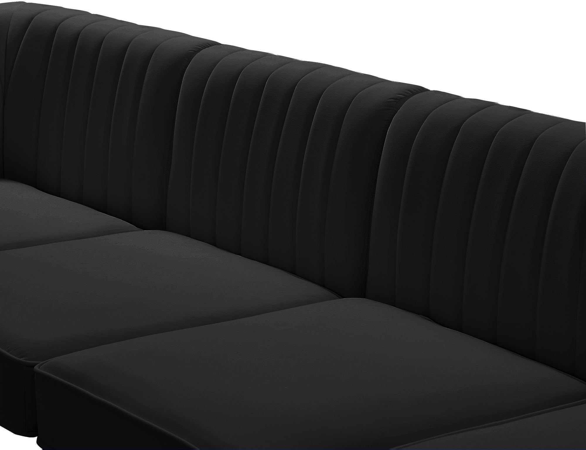 Alina 67" Velvet Modular Sofa