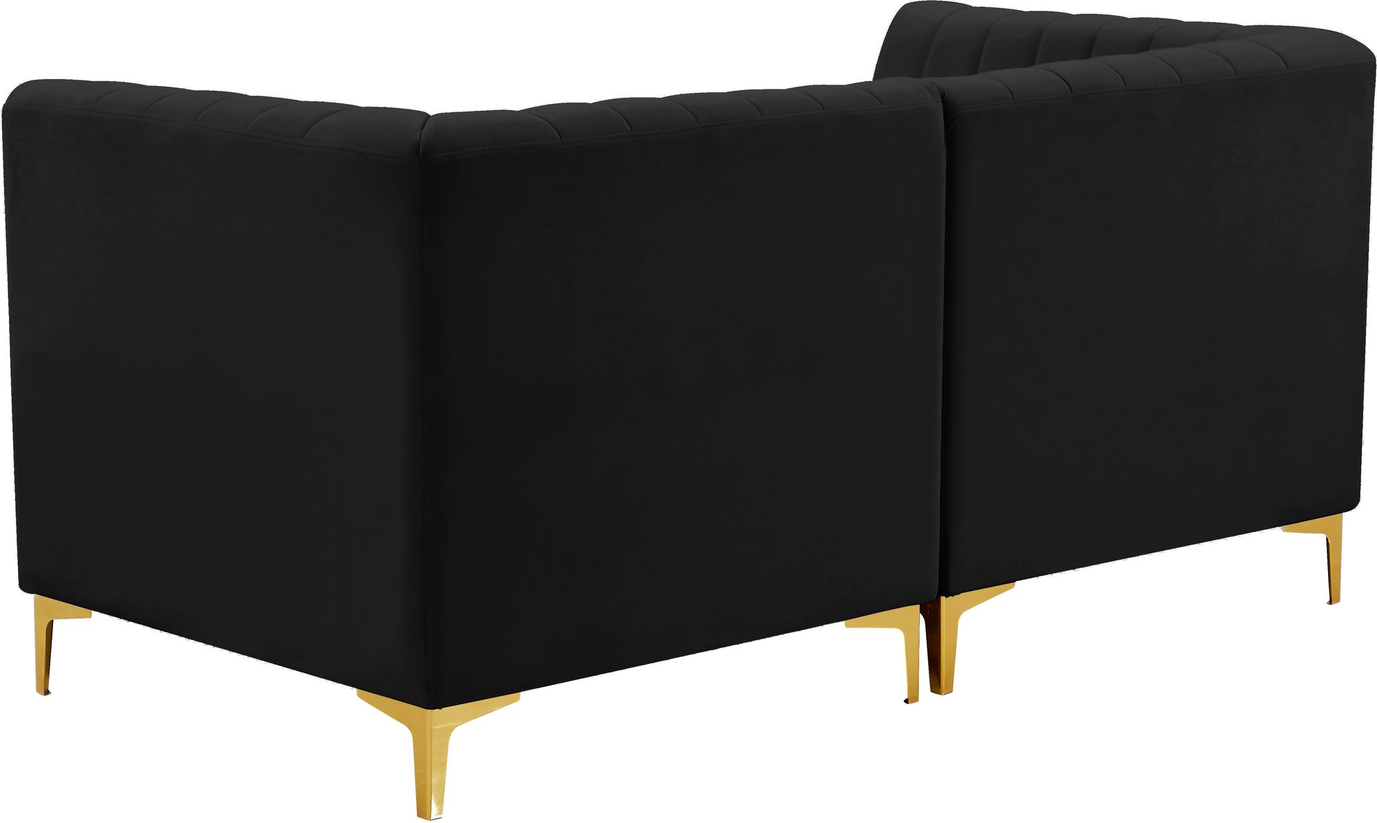 Alina 67" Velvet Modular Sofa