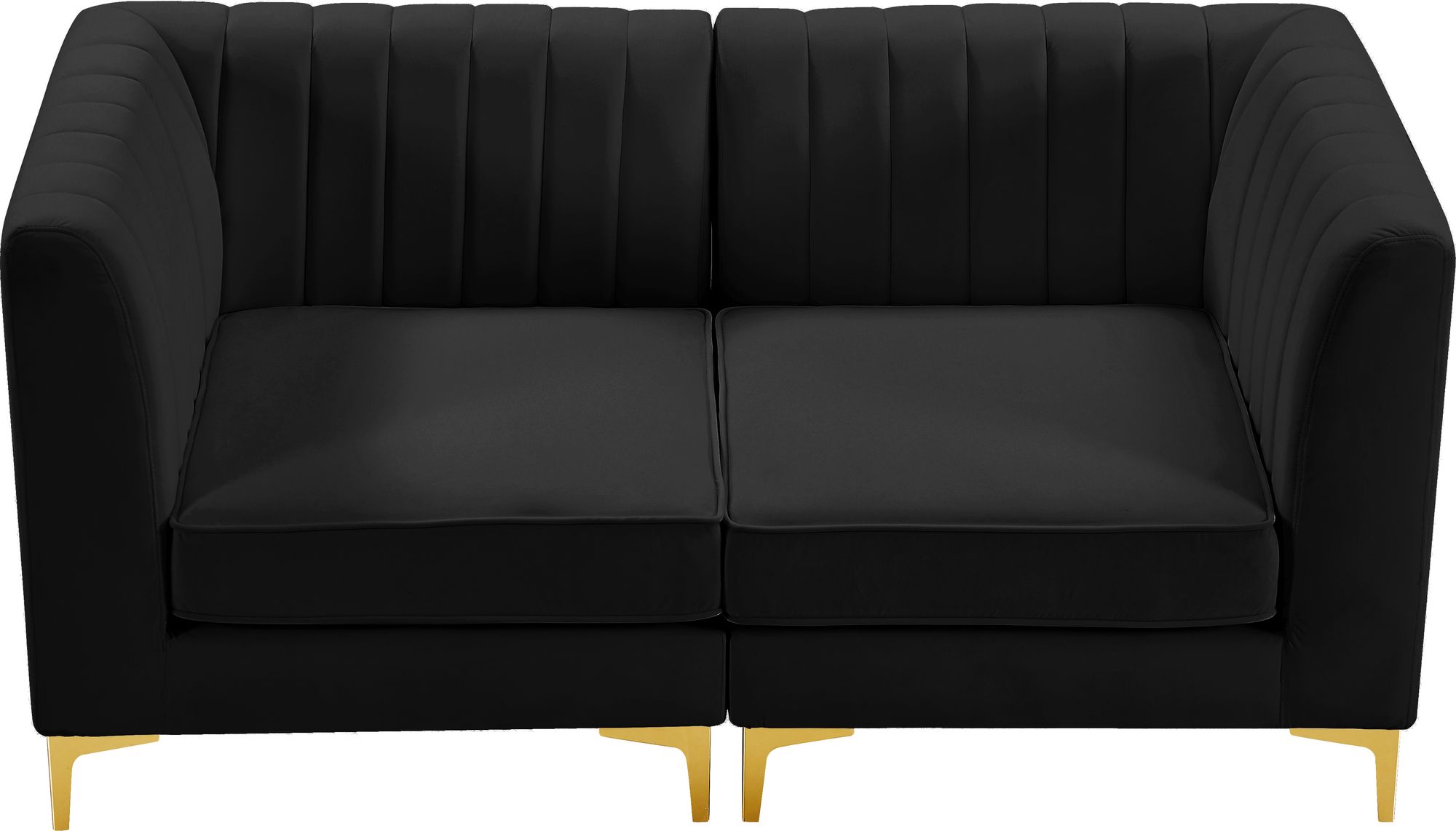Alina 67" Velvet Modular Sofa