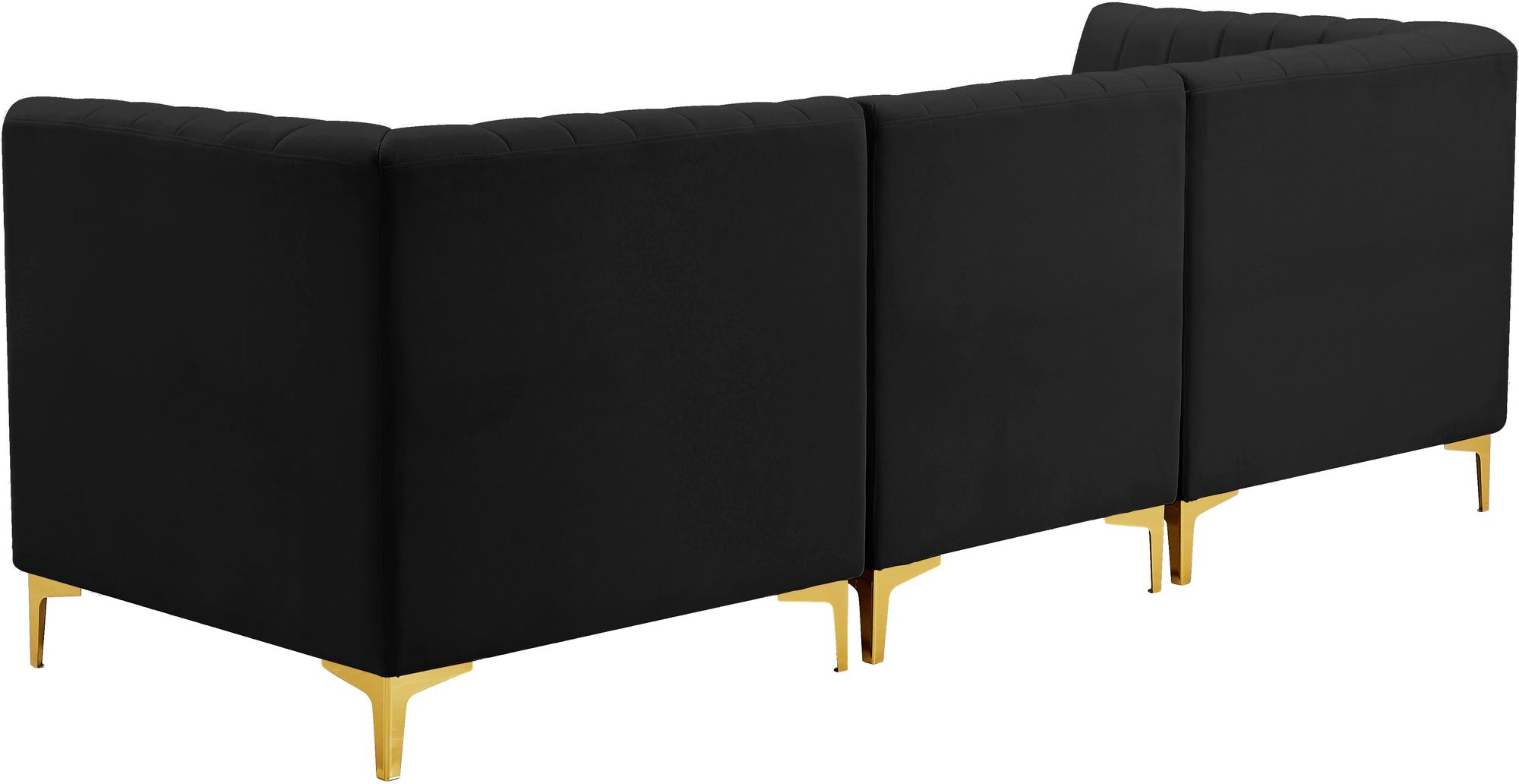 Alina 93" Velvet Modular Sofa
