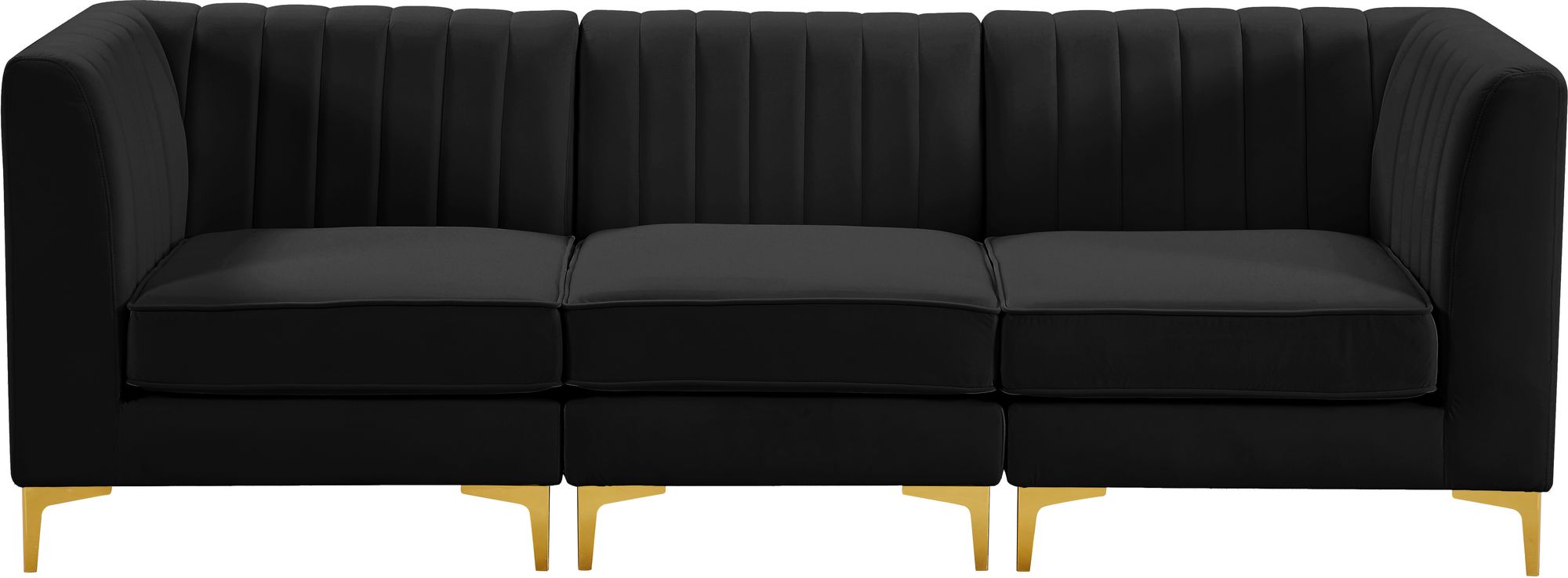 Alina 93" Velvet Modular Sofa