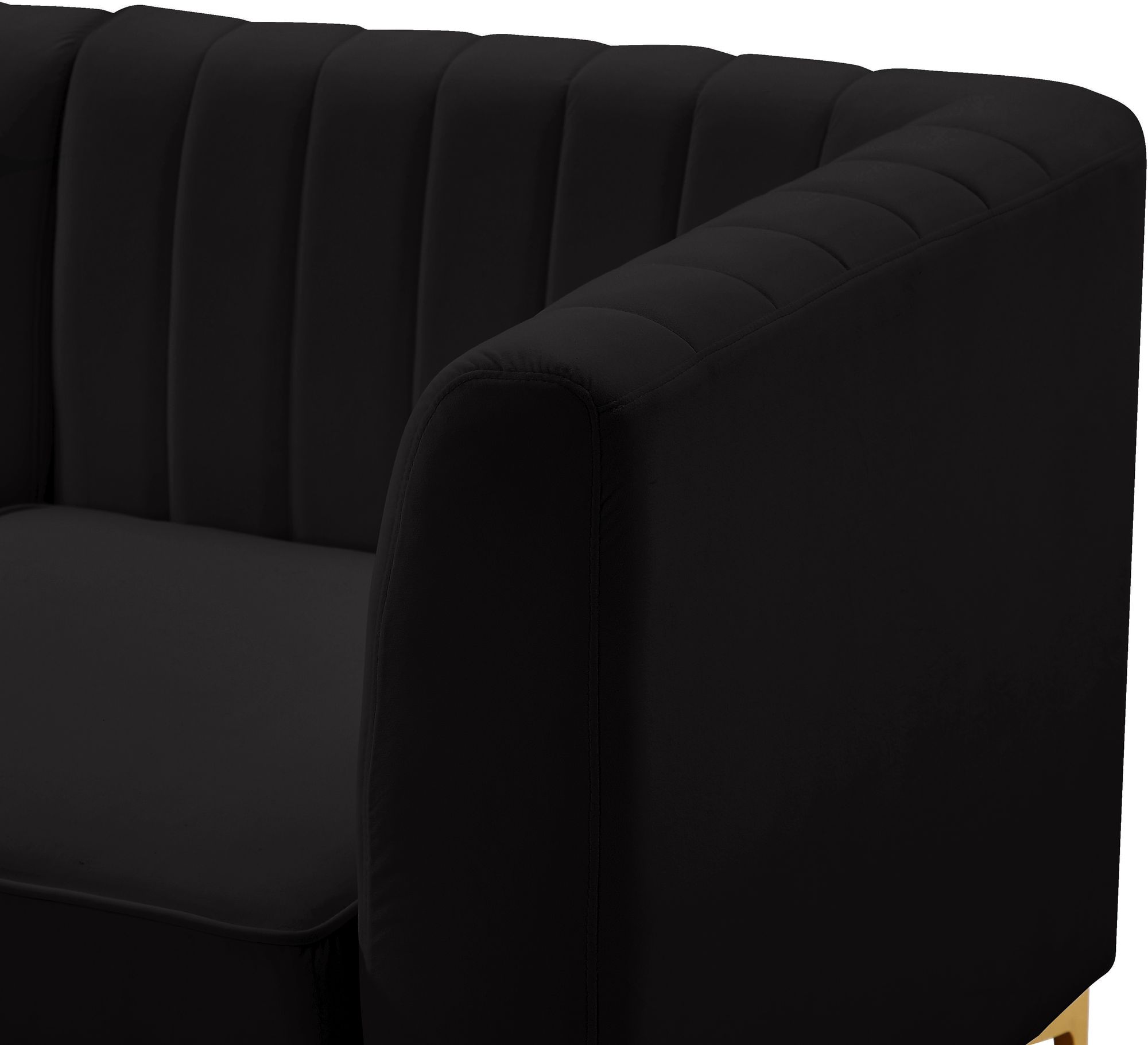 Alina 119" x 93" 8-Piece Velvet Modular Sectional