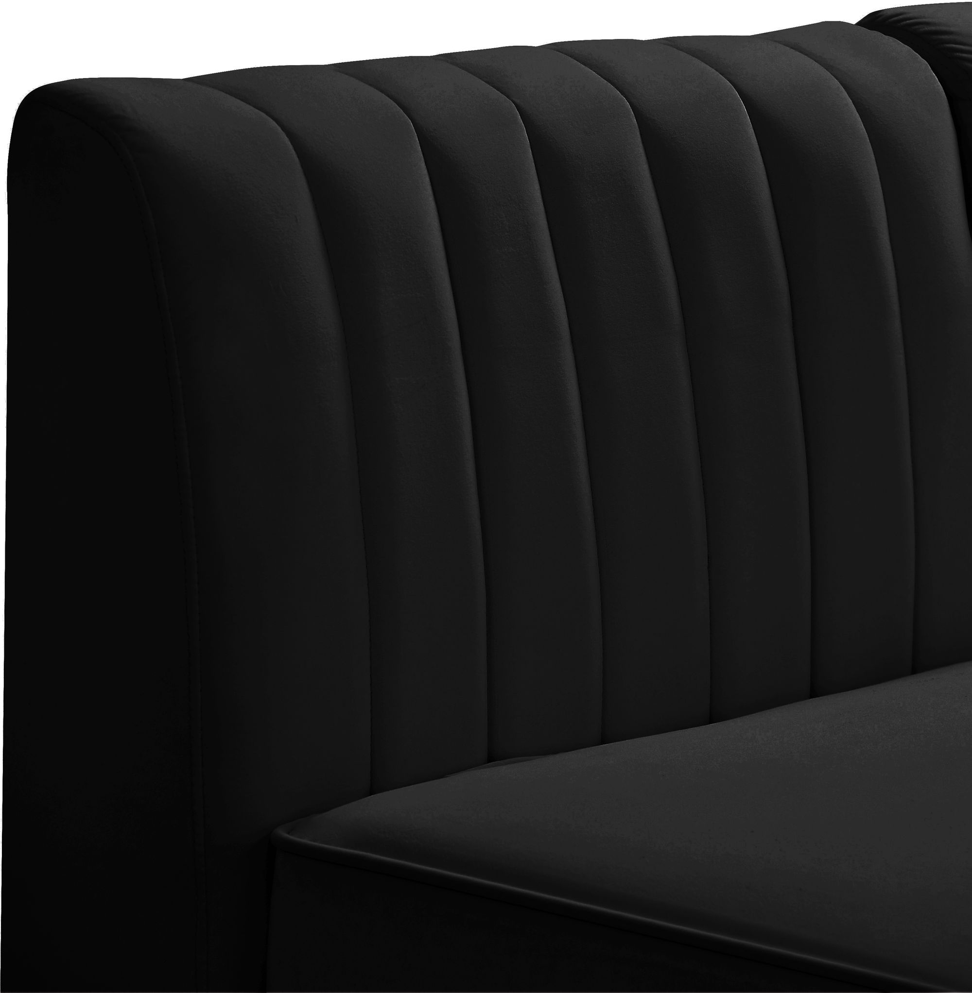 Alina 145" x 93" 8-Piece Velvet Modular Sectional