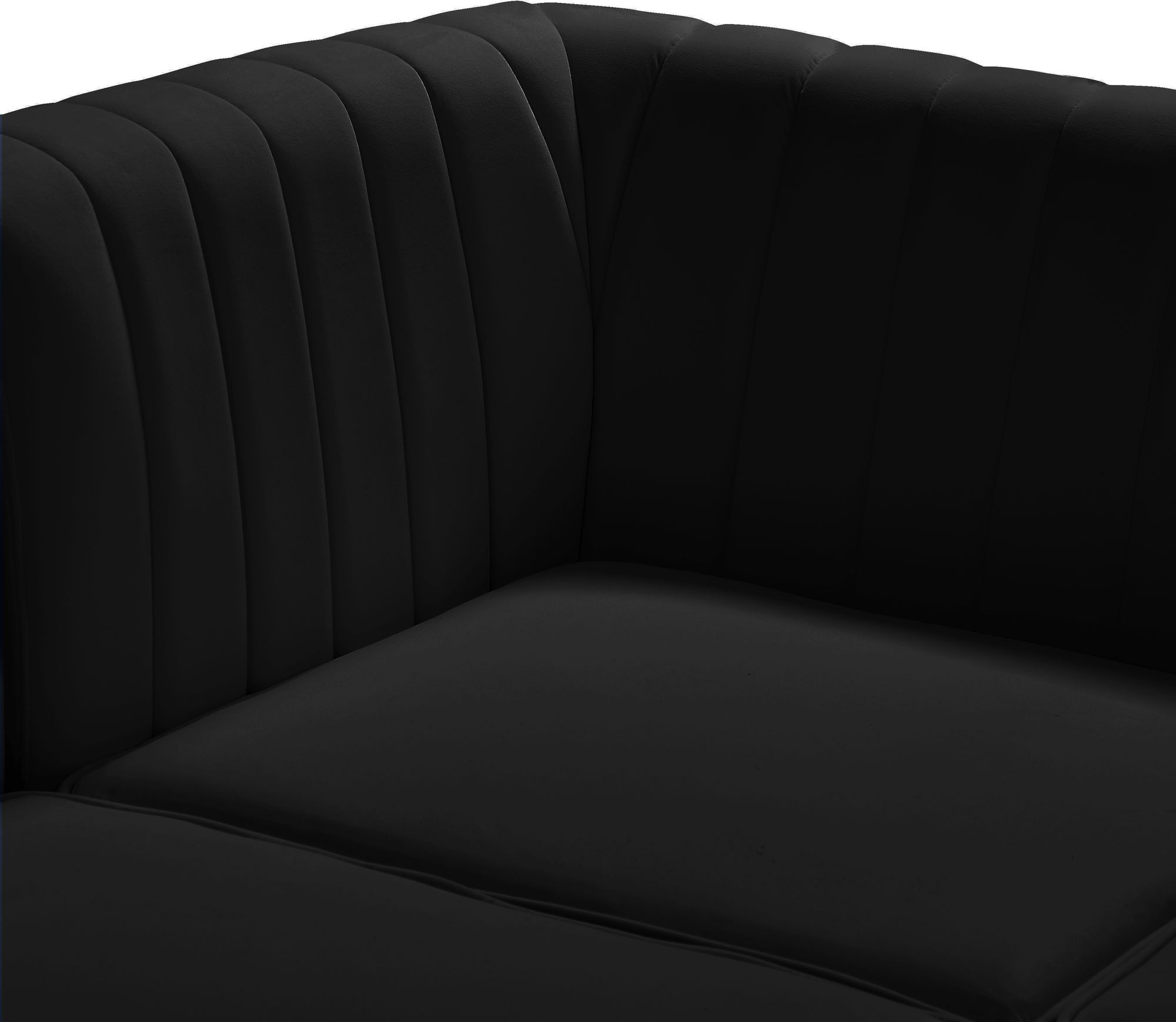 Alina 145" x 93" 8-Piece Velvet Modular Sectional