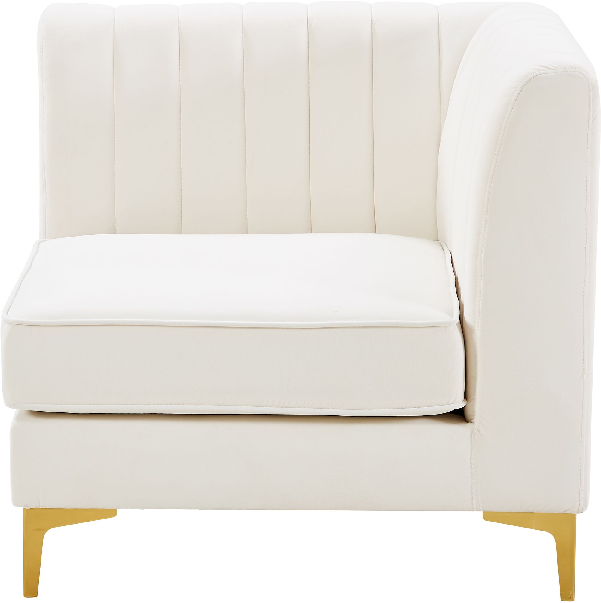 Alina Velvet Modular Corner Chair