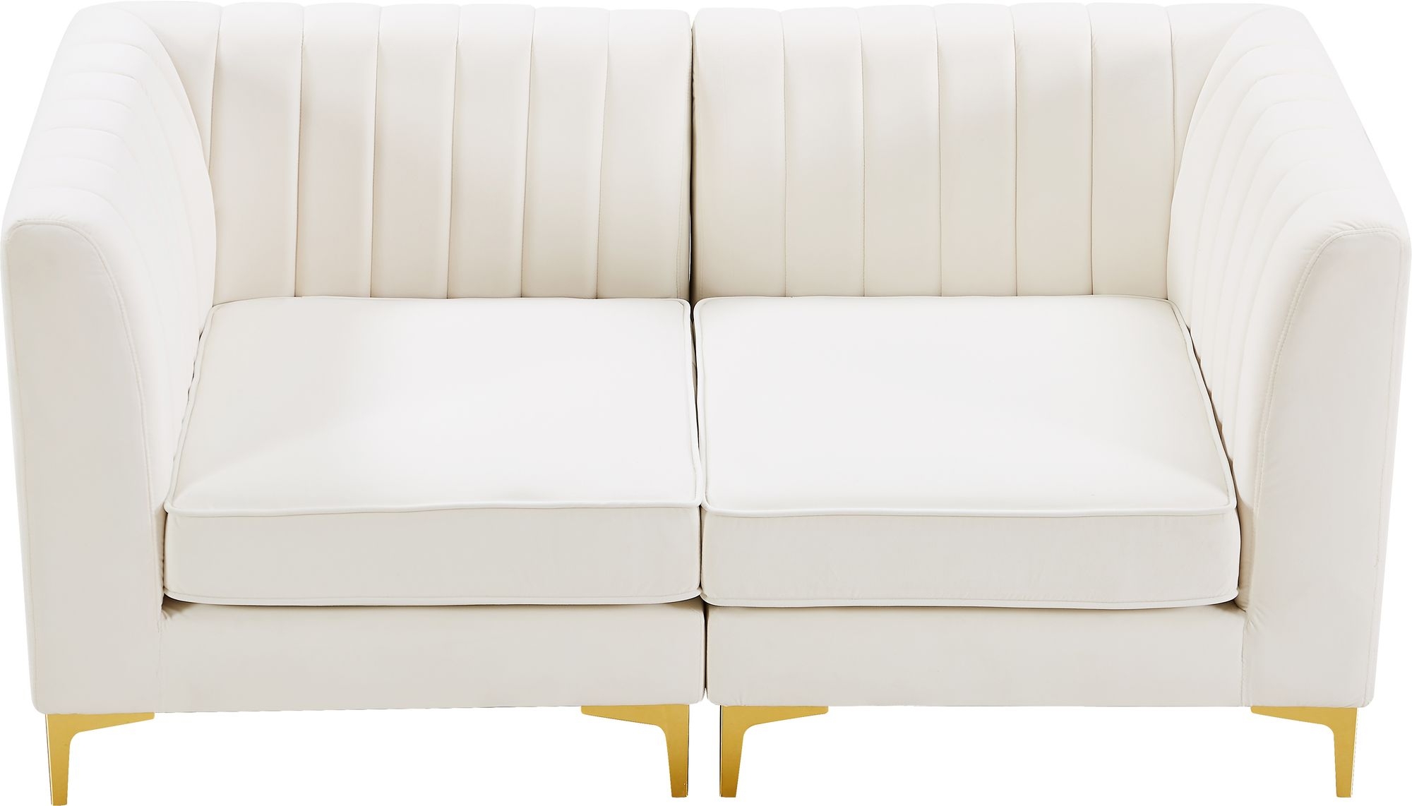 Alina 67" Velvet Modular Sofa