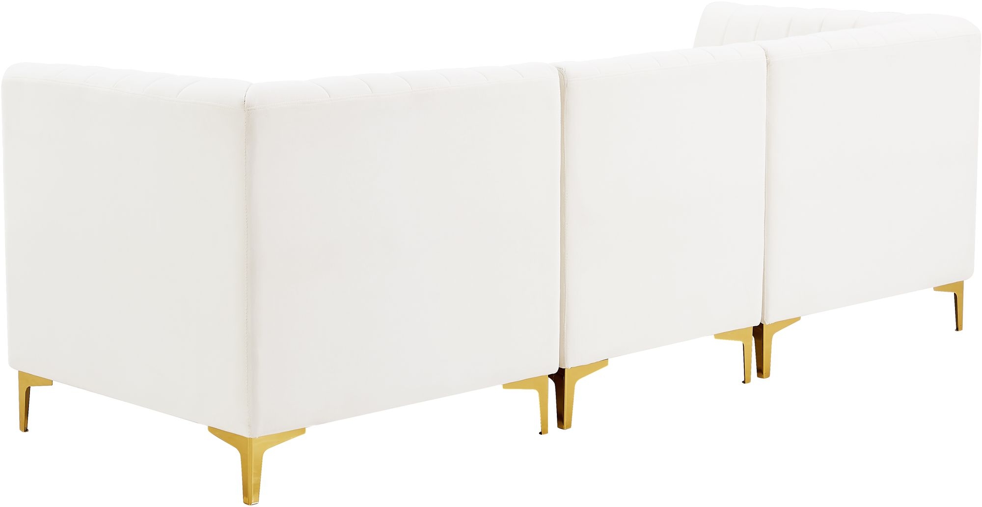 Alina 93" Velvet Modular Sofa