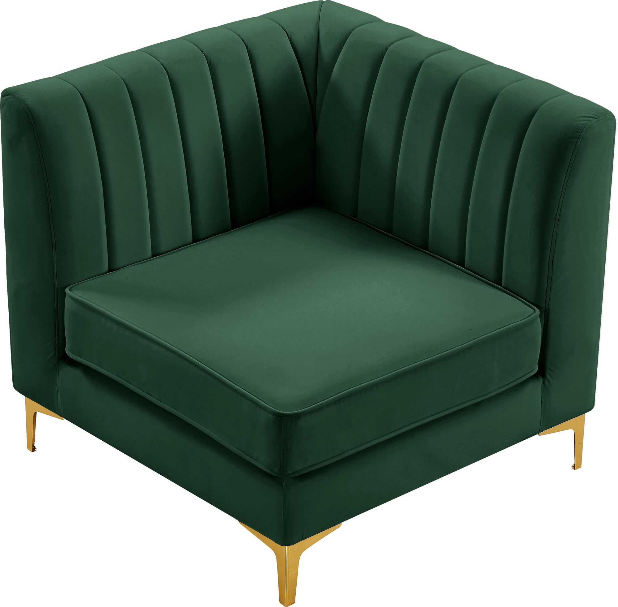 Alina Velvet Modular Corner Chair