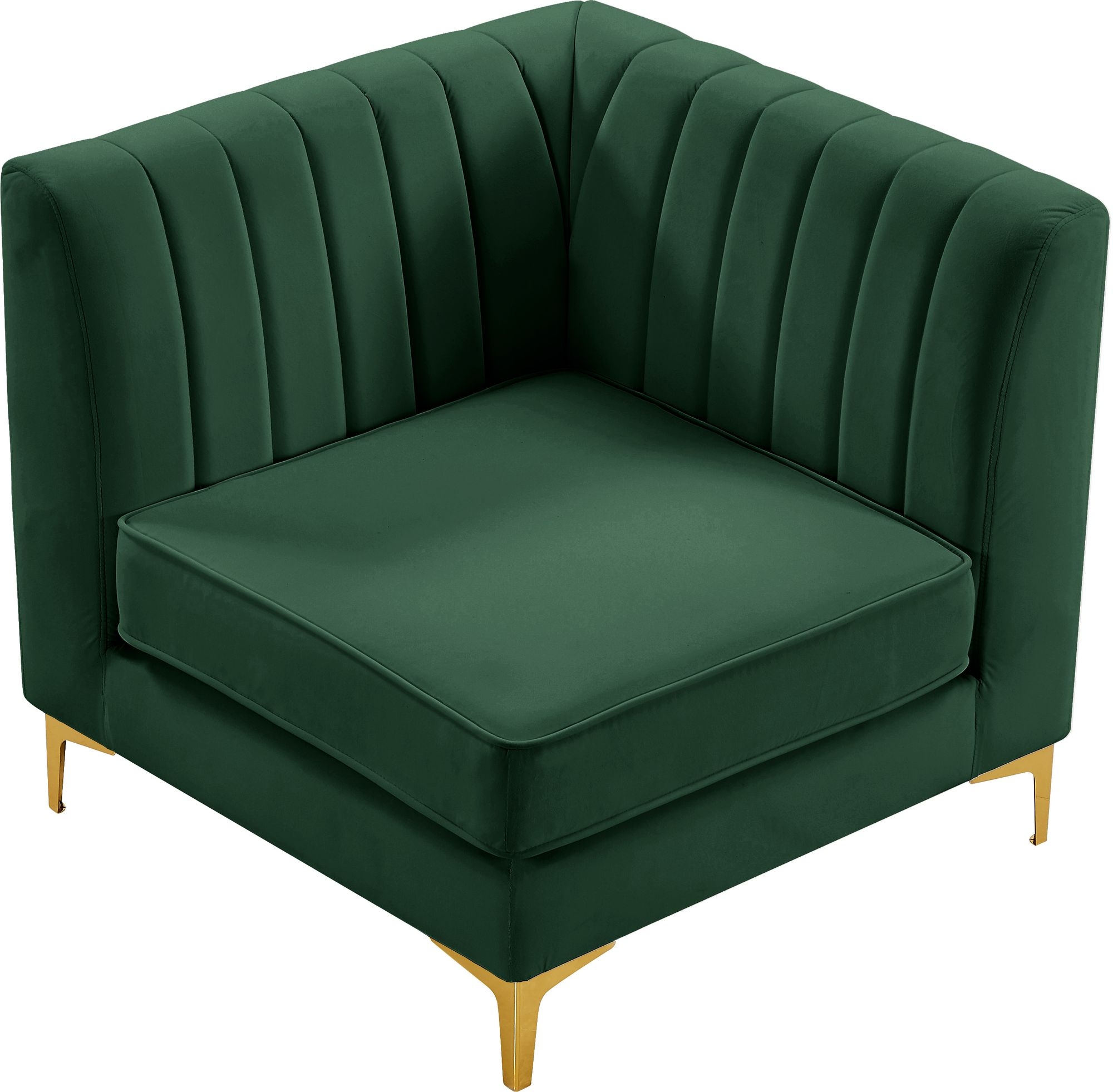 Alina Velvet Modular Corner Chair