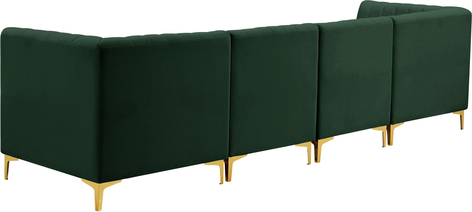 Alina 119" Velvet Modular Sofa