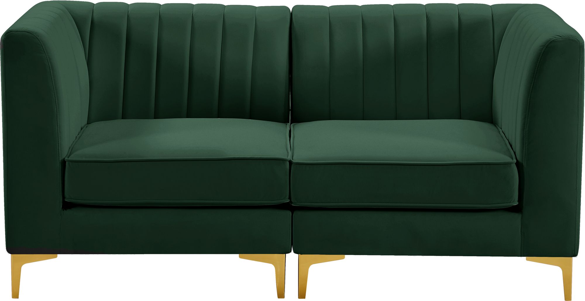 Alina 67" Velvet Modular Sofa
