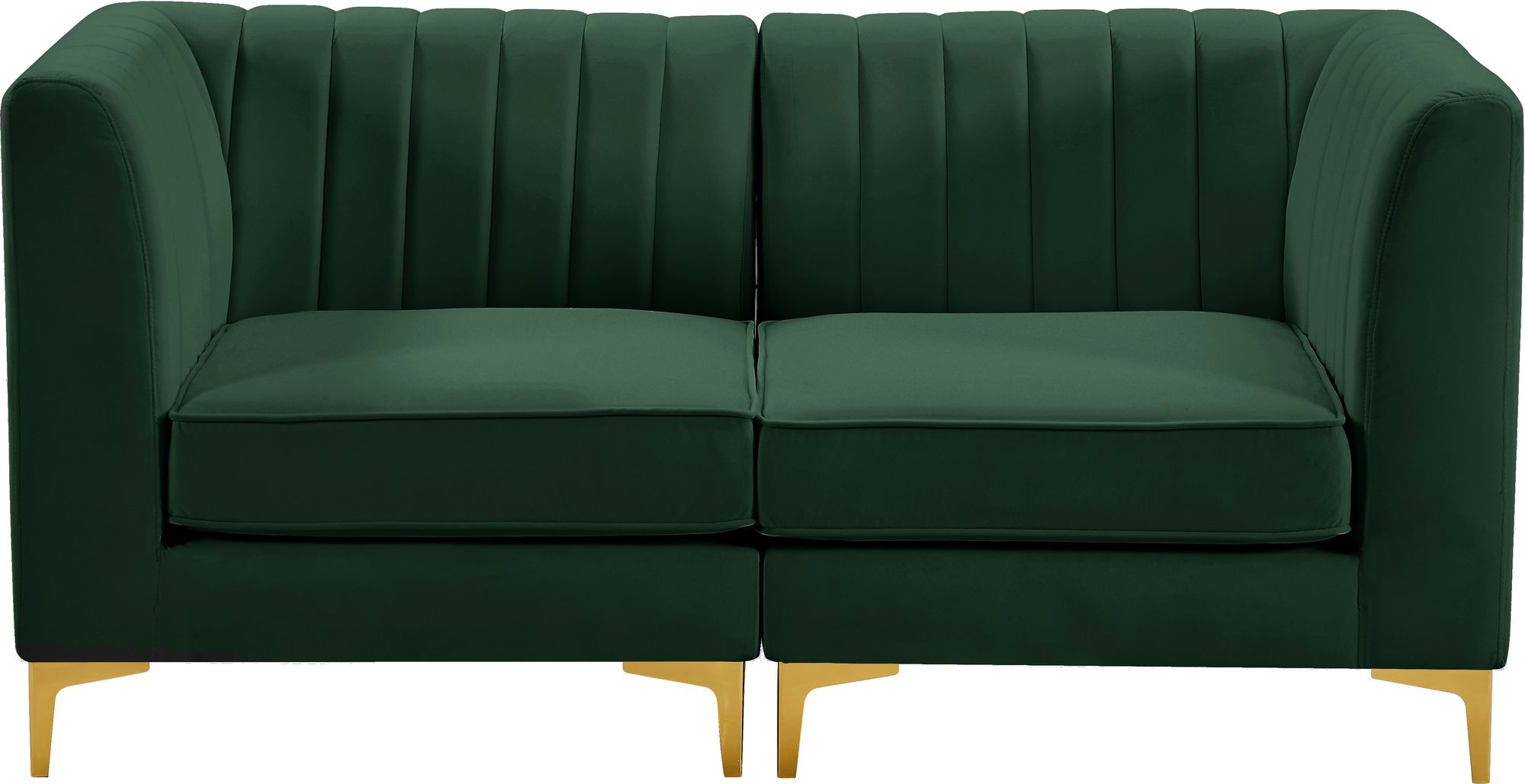 Alina 67" Velvet Modular Sofa