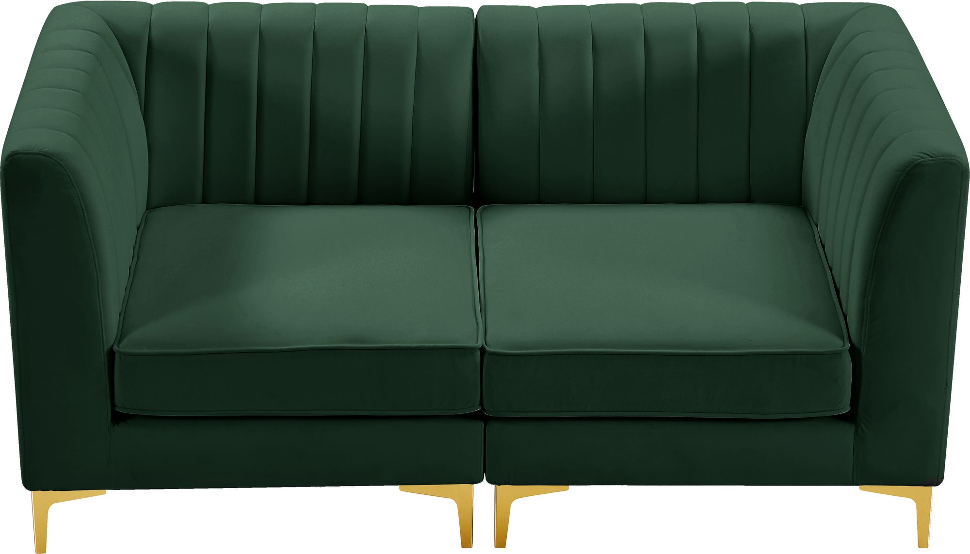 Alina 67" Velvet Modular Sofa