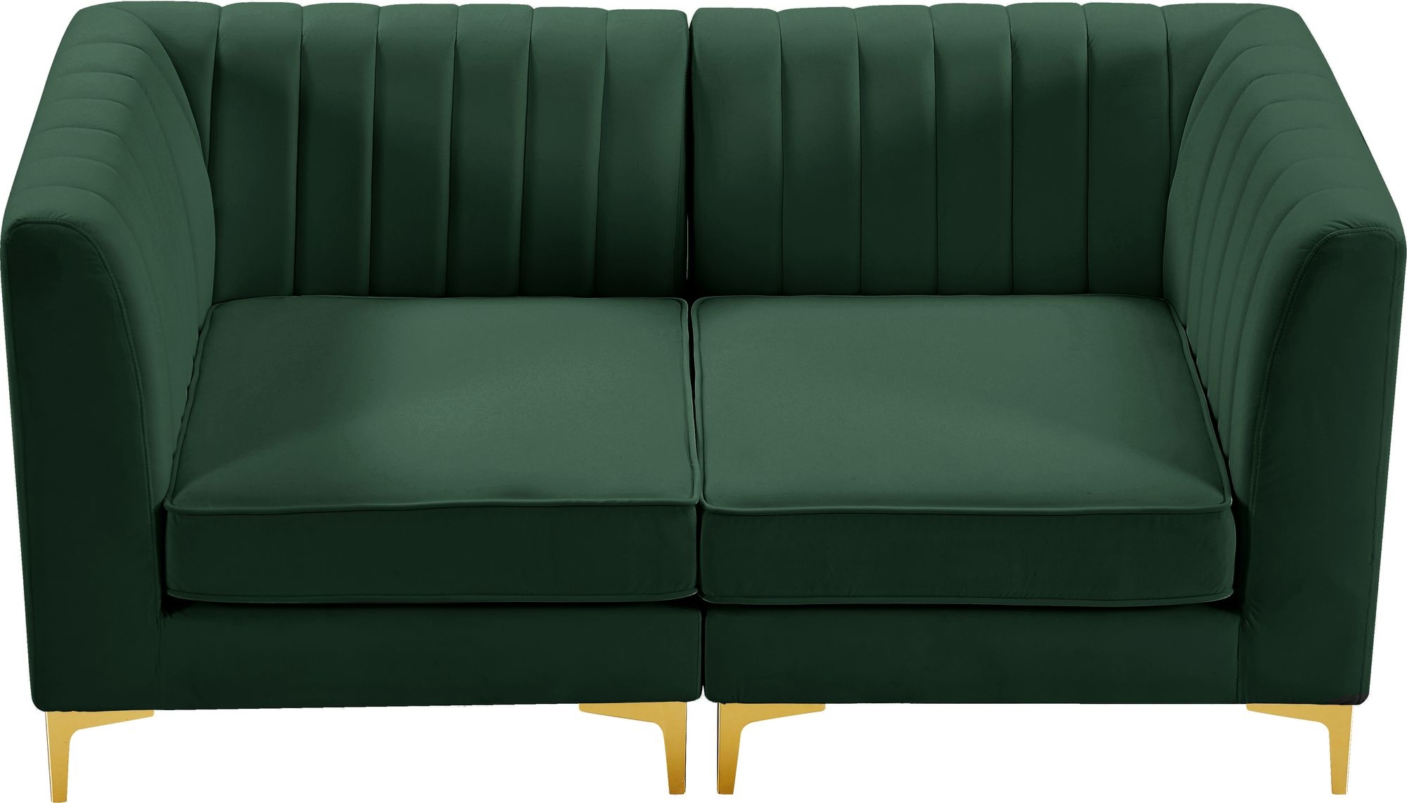 Alina 67" Velvet Modular Sofa