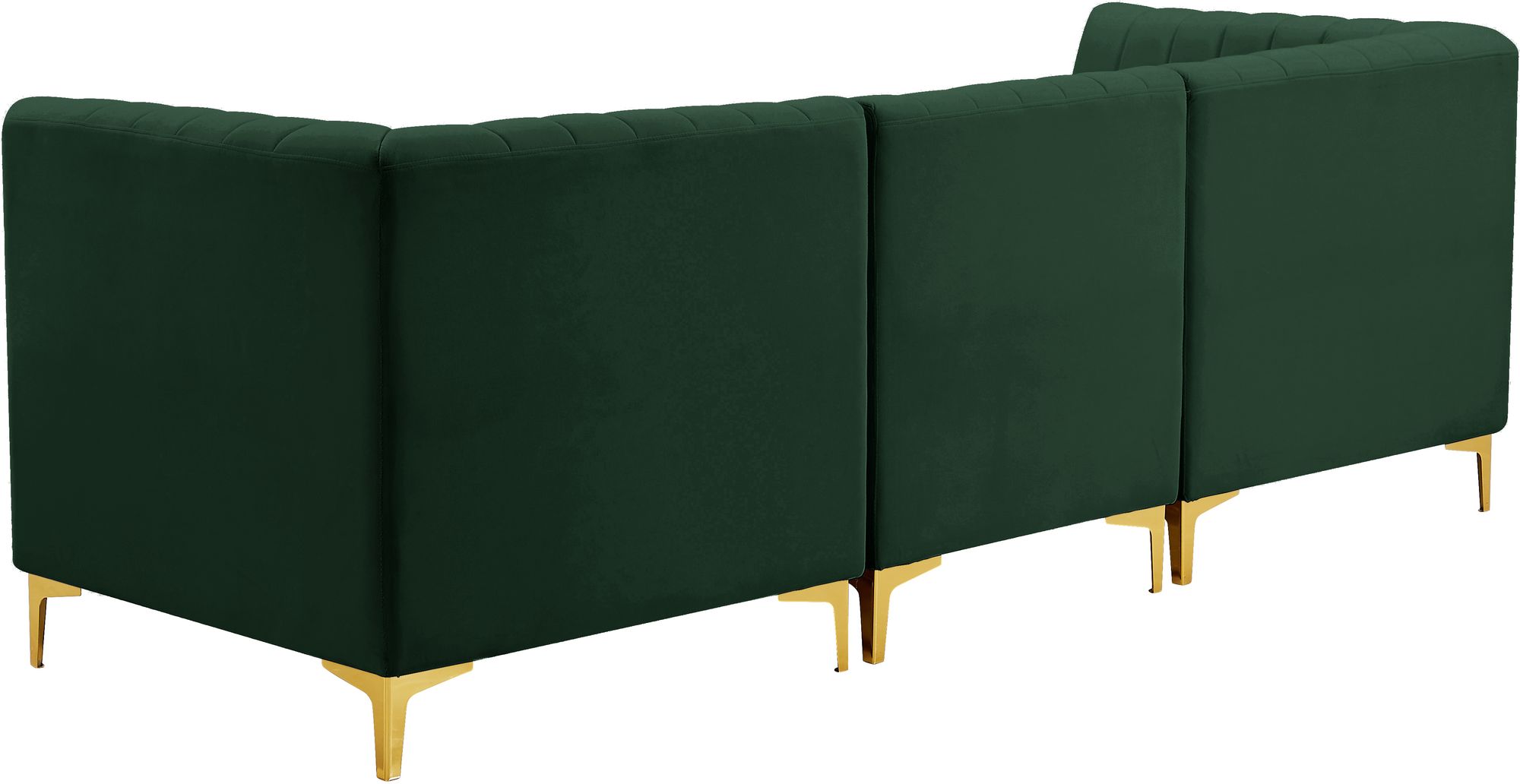 Alina 93" Velvet Modular Sofa