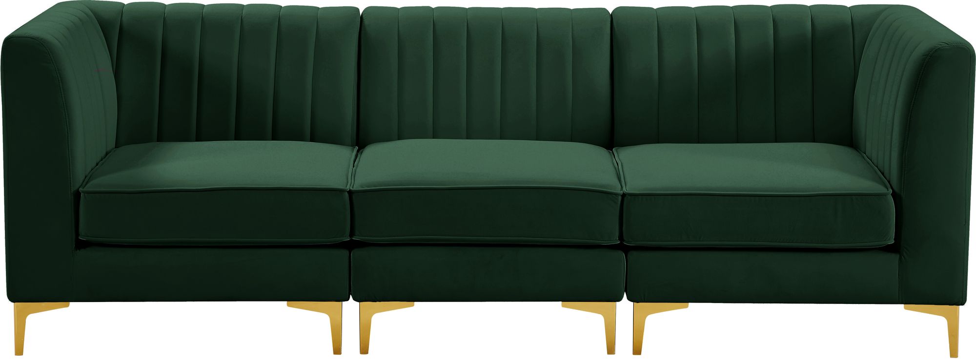 Alina 93" Velvet Modular Sofa