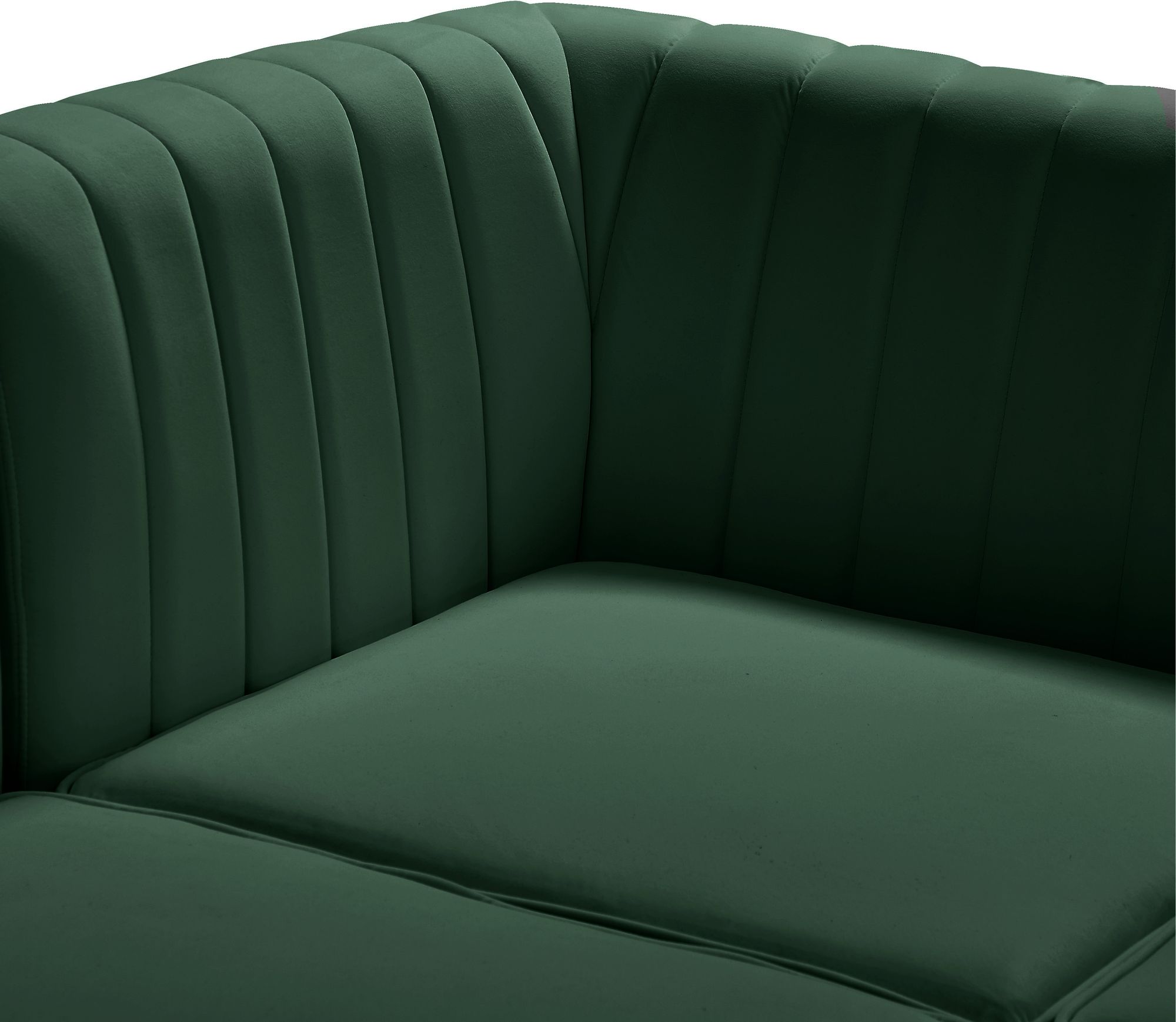 Alina 119" 6-Piece Velvet Modular U-Shape Sectional
