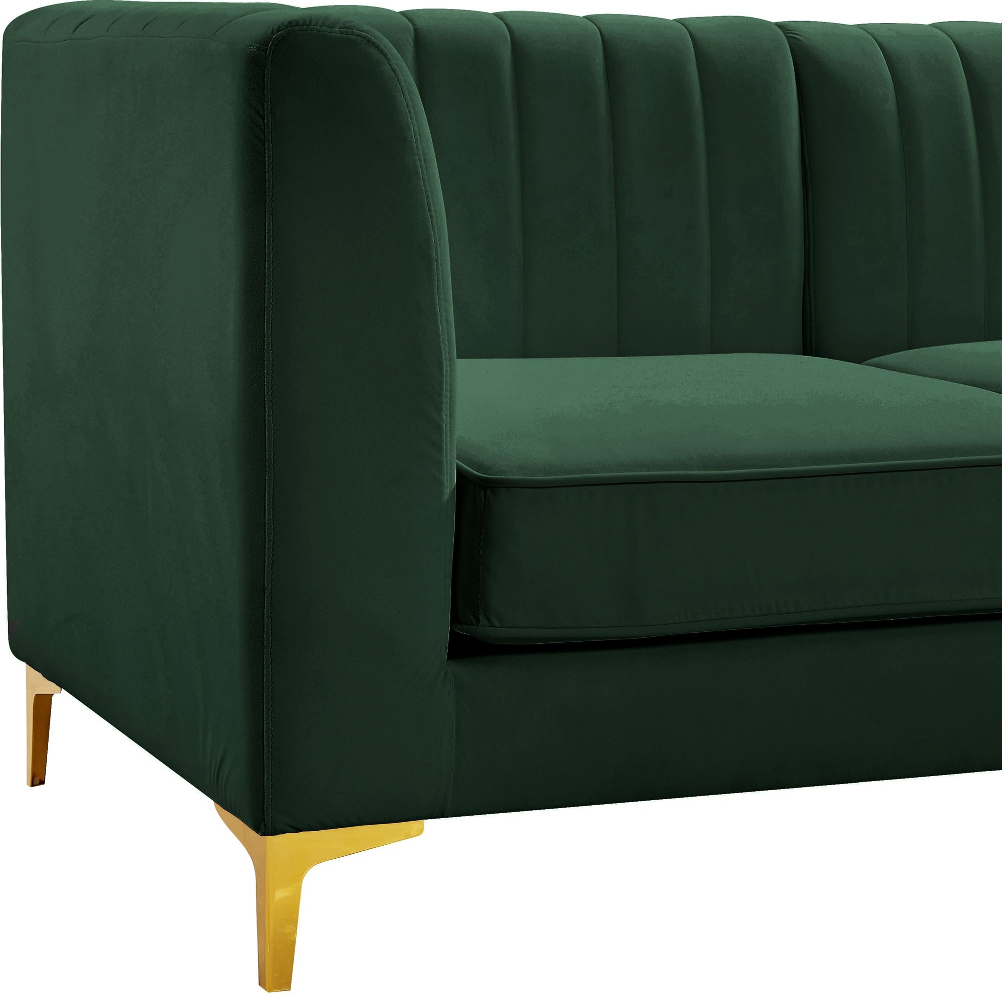 Alina 119" 6-Piece Velvet Modular U-Shape Sectional