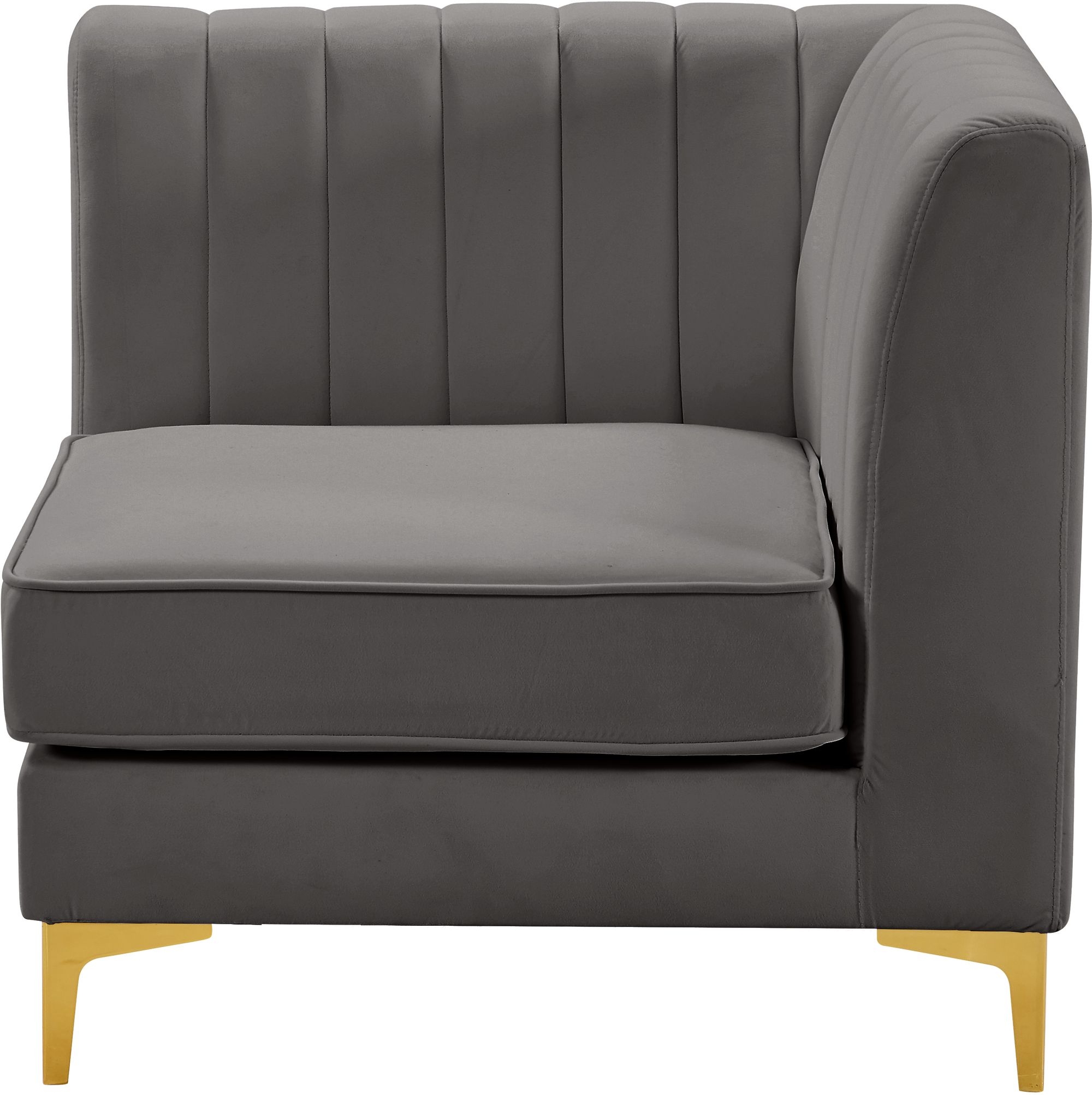 Alina Velvet Modular Corner Chair