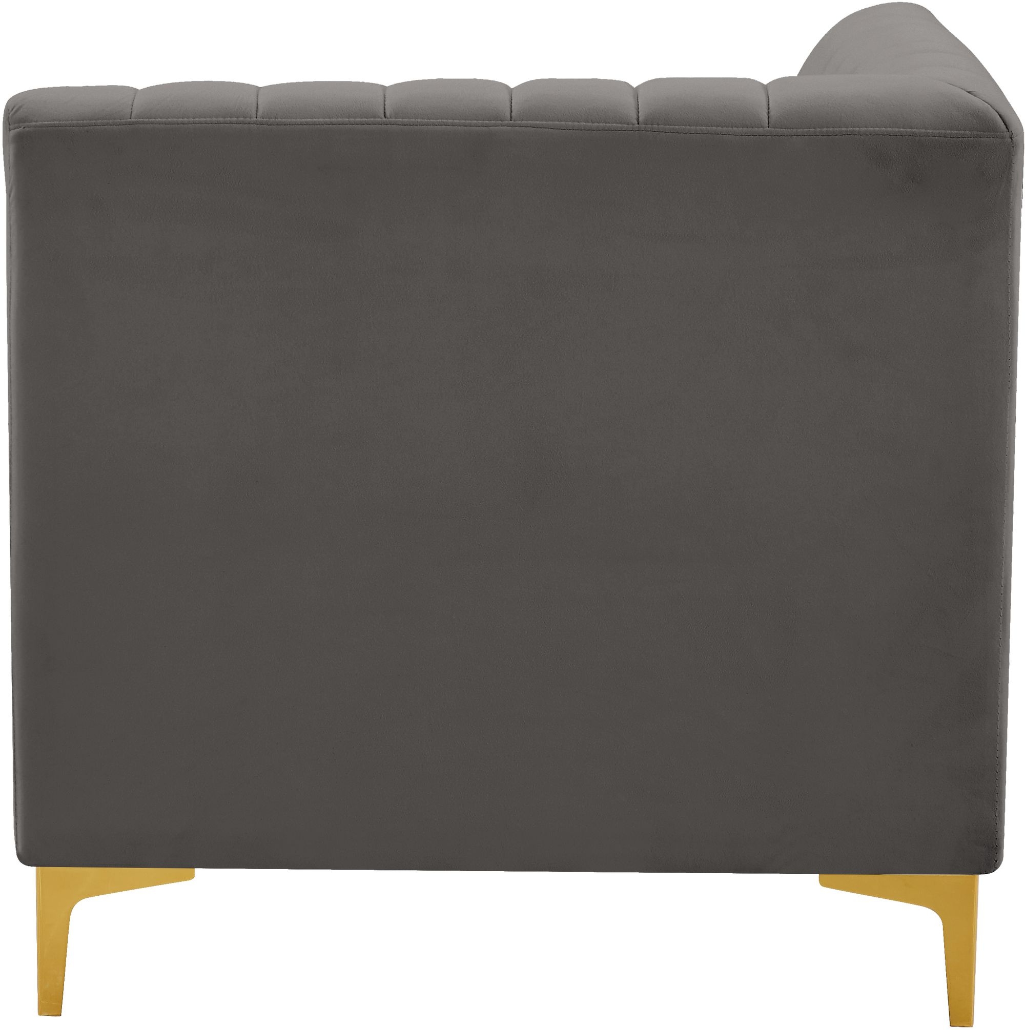 Alina Velvet Modular Corner Chair