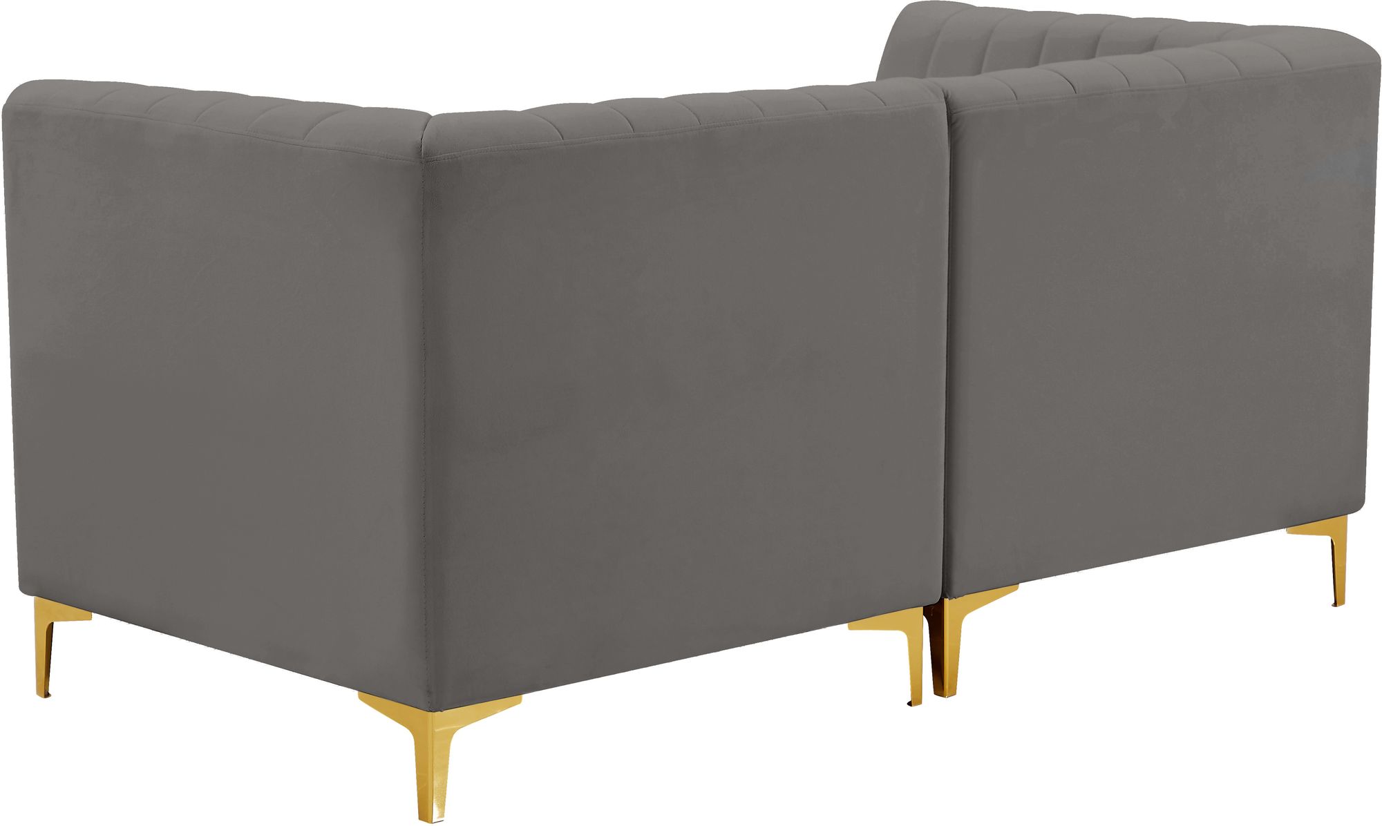 Alina 67" Velvet Modular Sofa