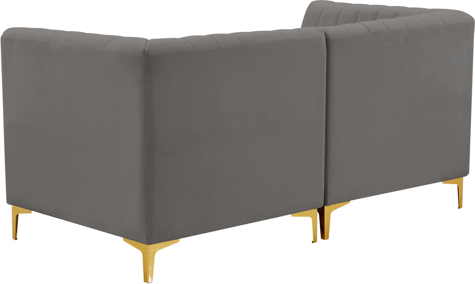 Alina 67" Velvet Modular Sofa