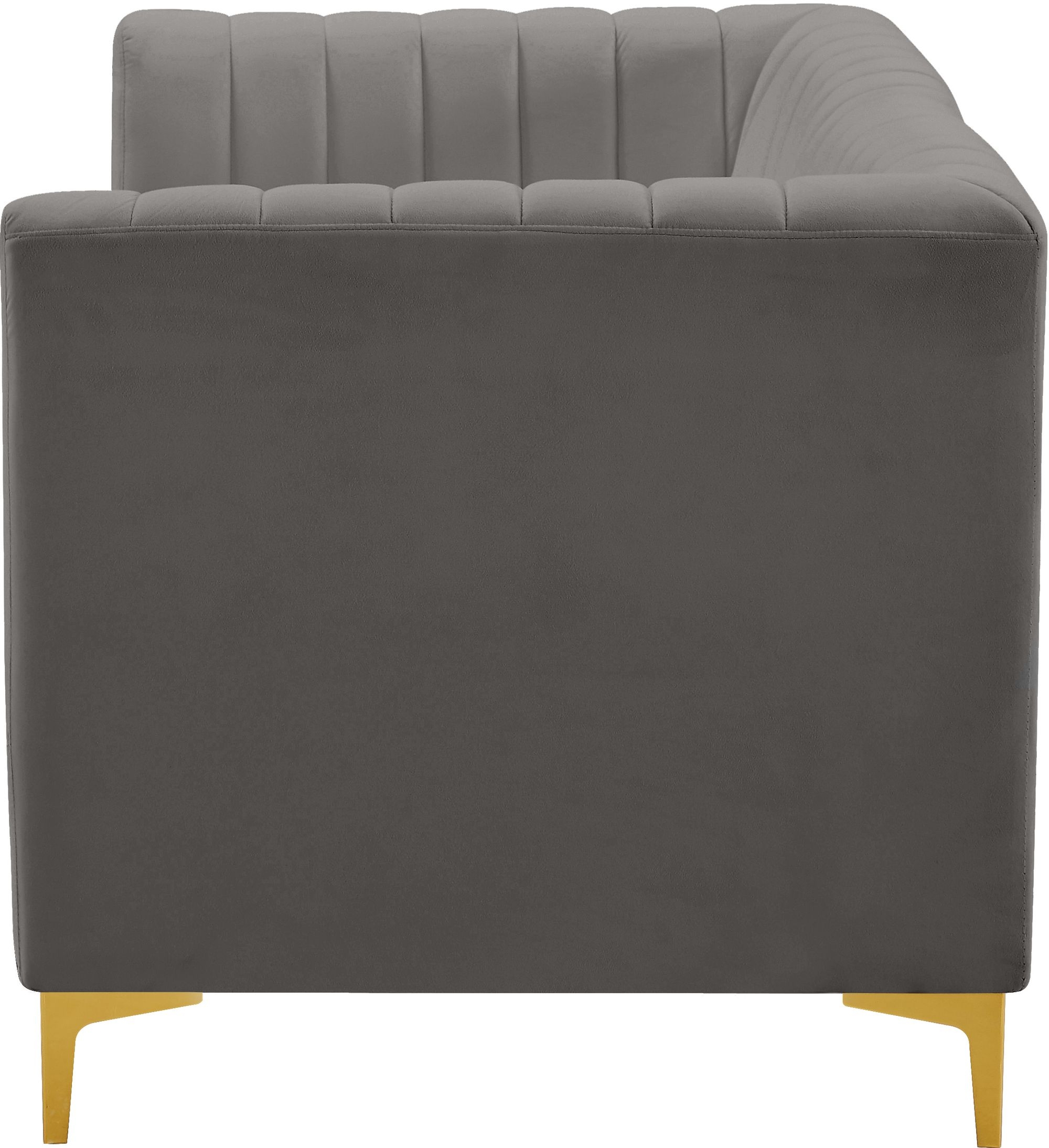 Alina 67" Velvet Modular Sofa