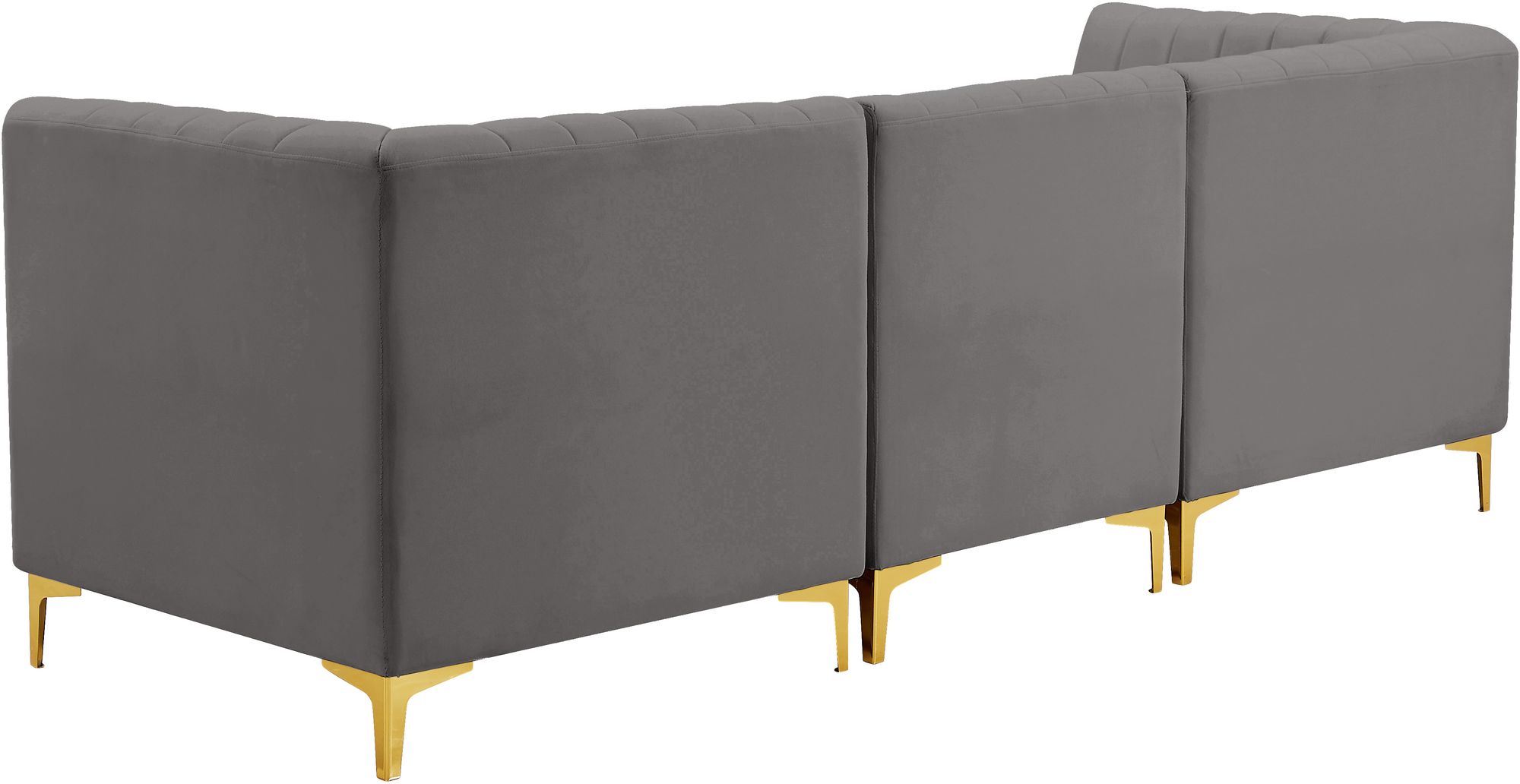 Alina 93" Velvet Modular Sofa