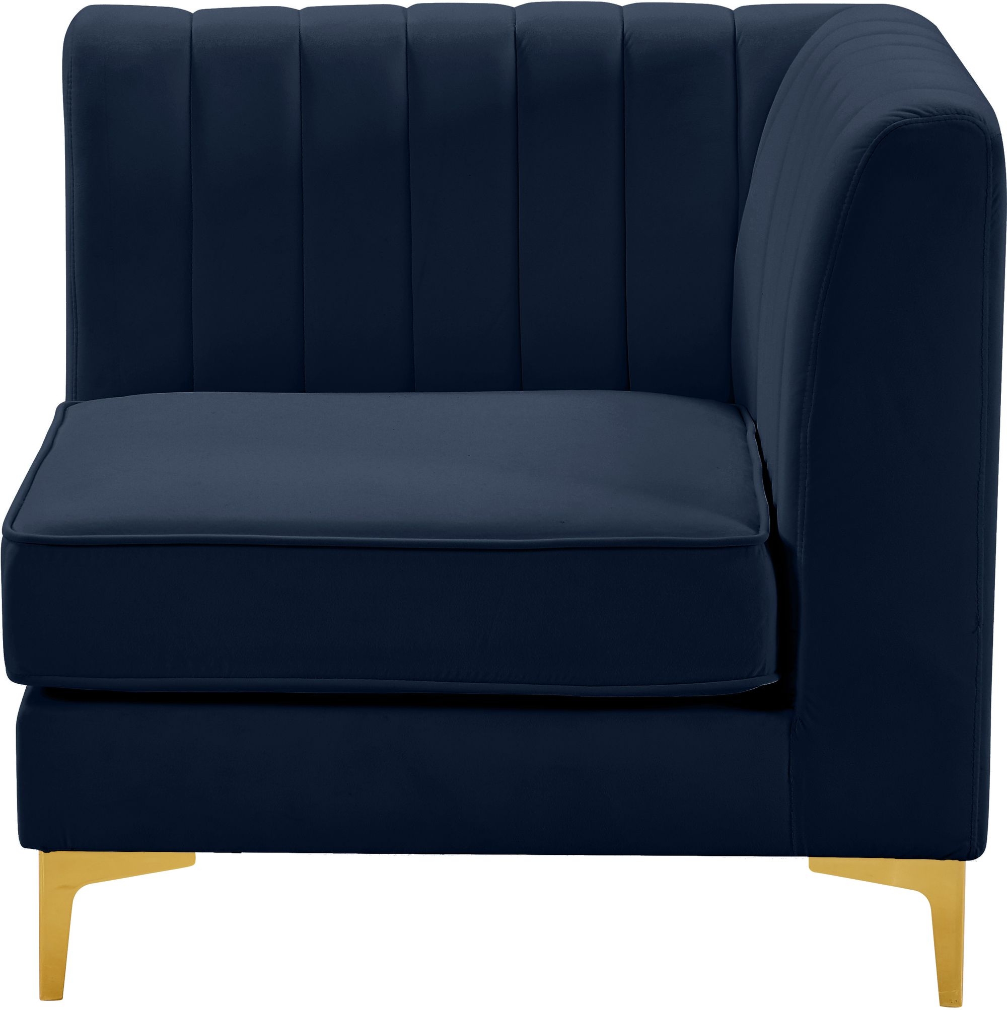 Alina Velvet Modular Corner Chair