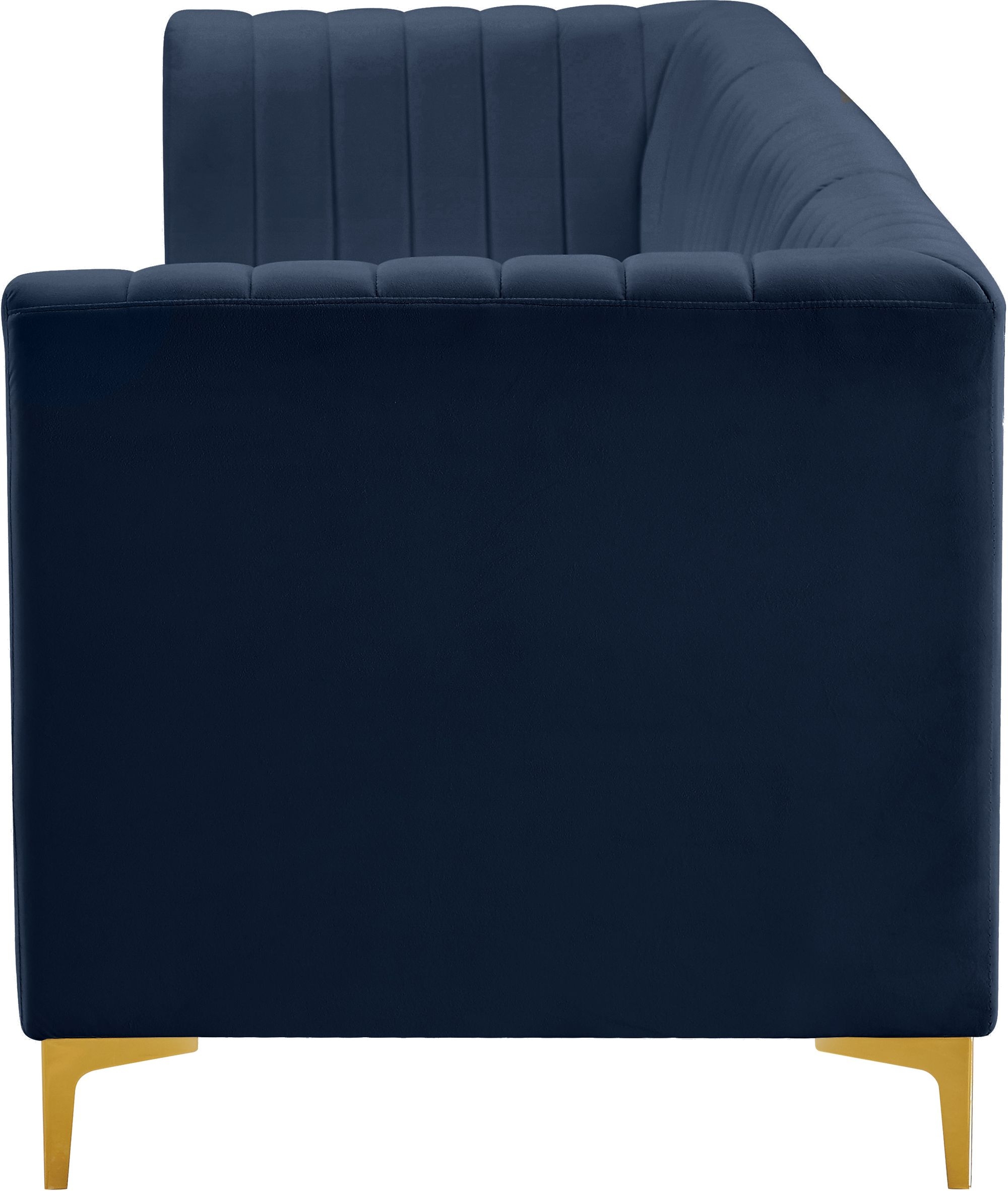 Alina 119" Velvet Modular Sofa