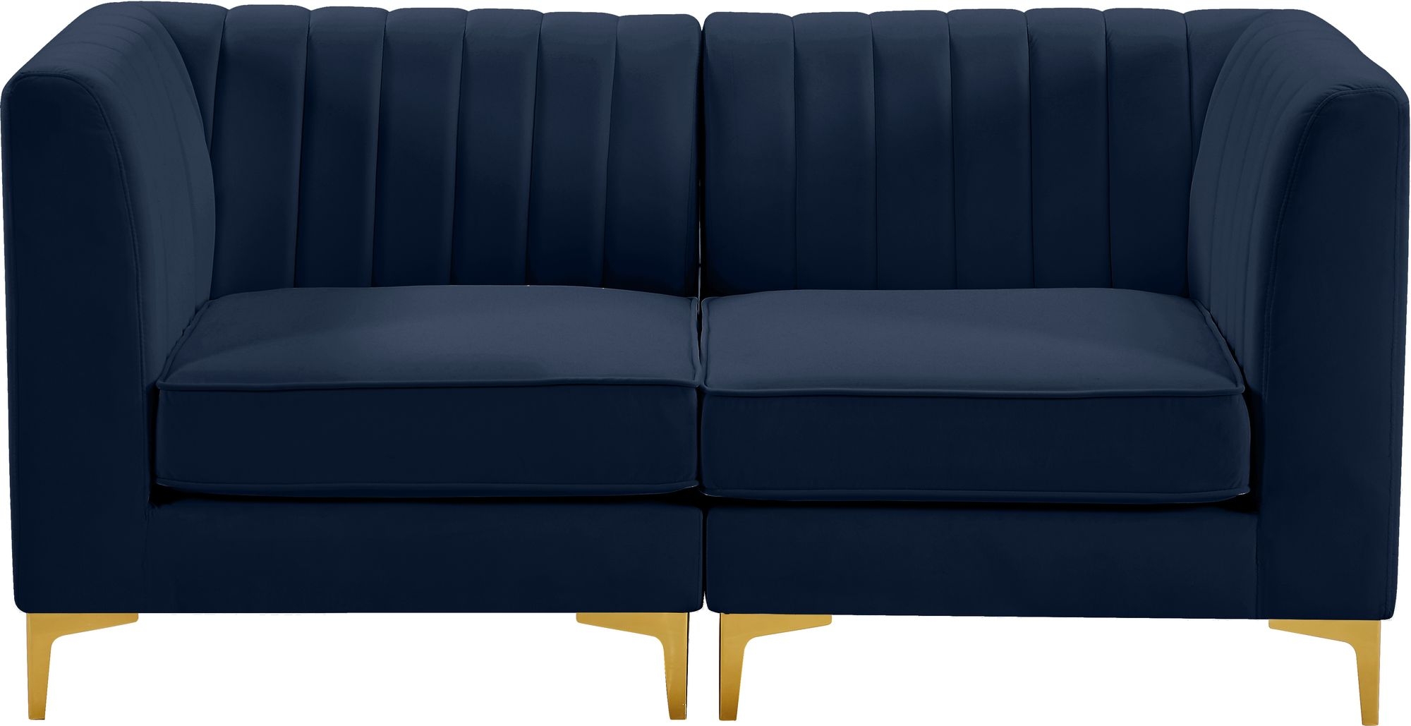 Alina 67" Velvet Modular Sofa