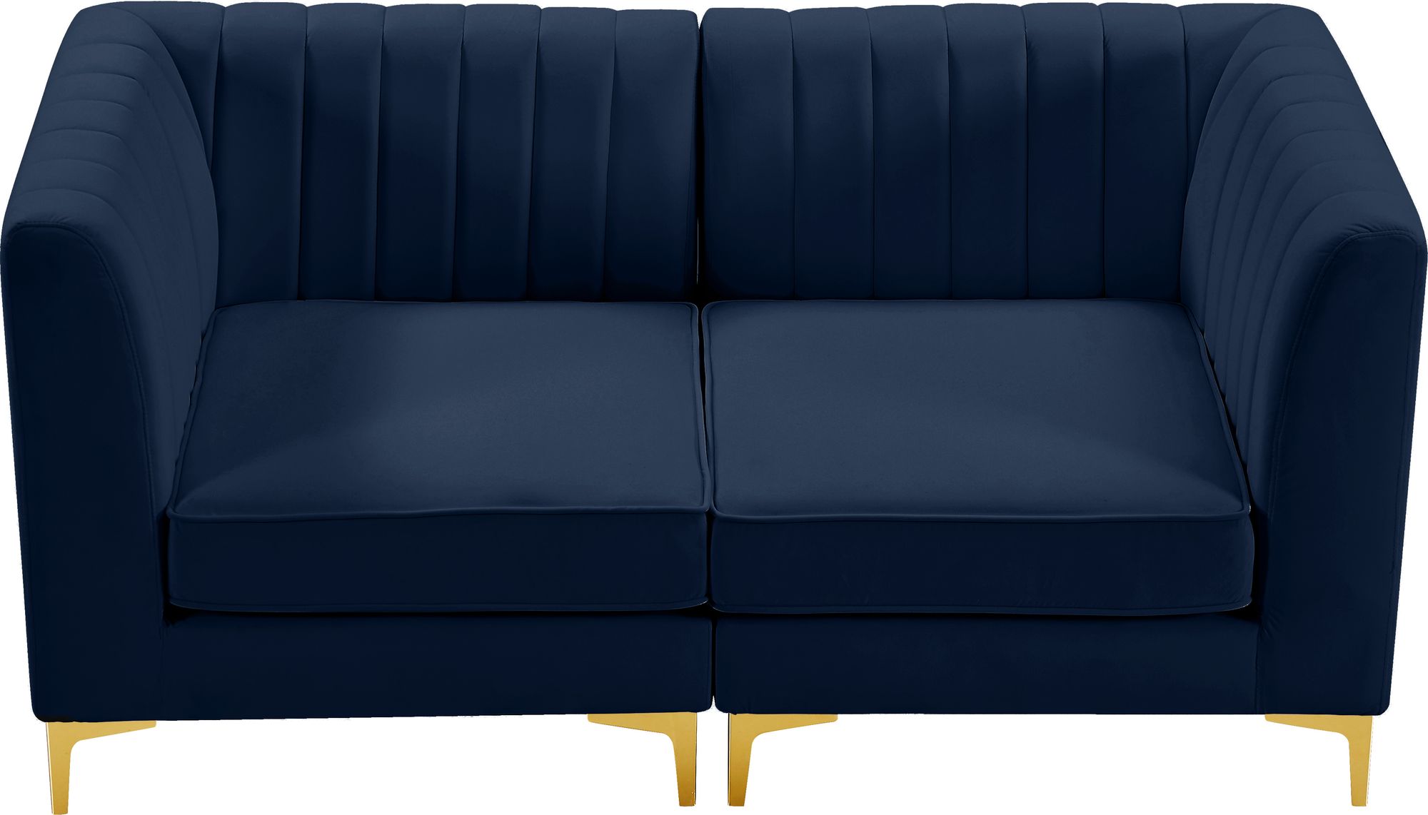 Alina 67" Velvet Modular Sofa