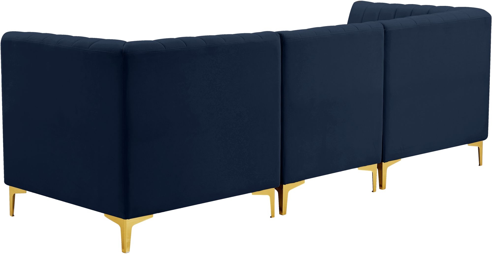 Alina 93" Velvet Modular Sofa
