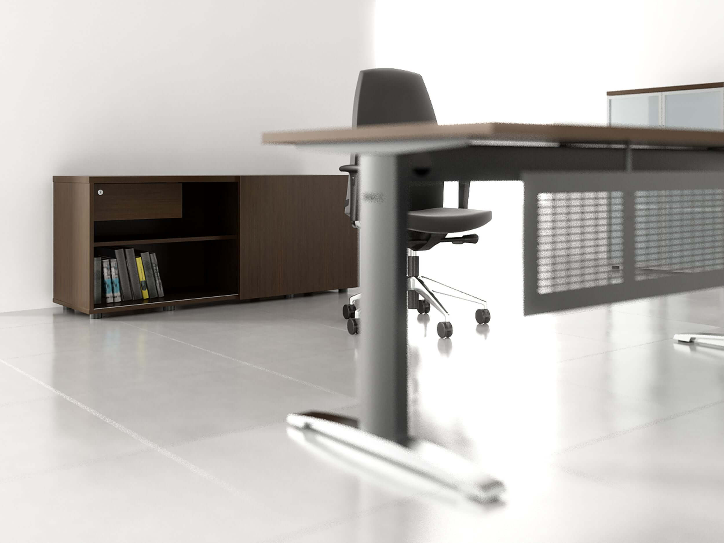 Ergonomic Master MFC Rectangular Office Desk