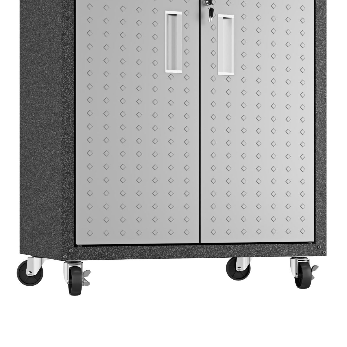 Fortress 3-Piece Textured Metal Garage Storage Set, Composition 1