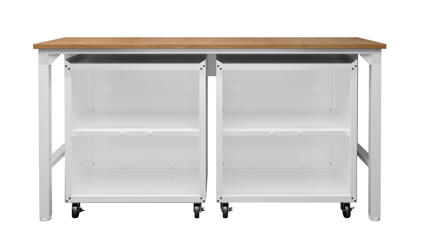 Fortress 3-Piece Textured Metal Garage Storage Set, Composition 1