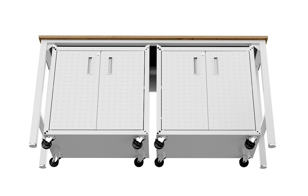 Fortress 3-Piece Textured Metal Garage Storage Set, Composition 1