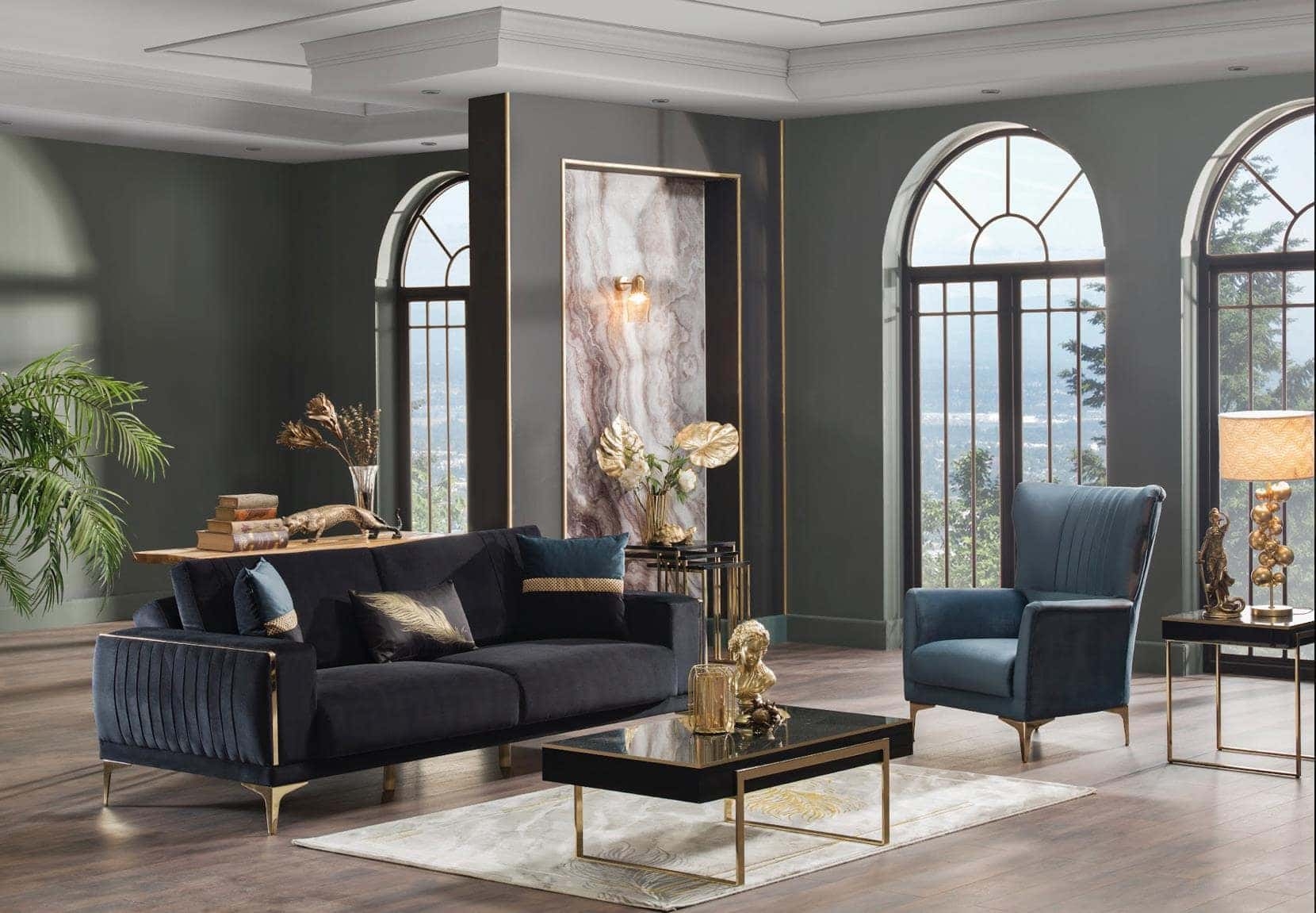 Carlino Fabric Living Room Set