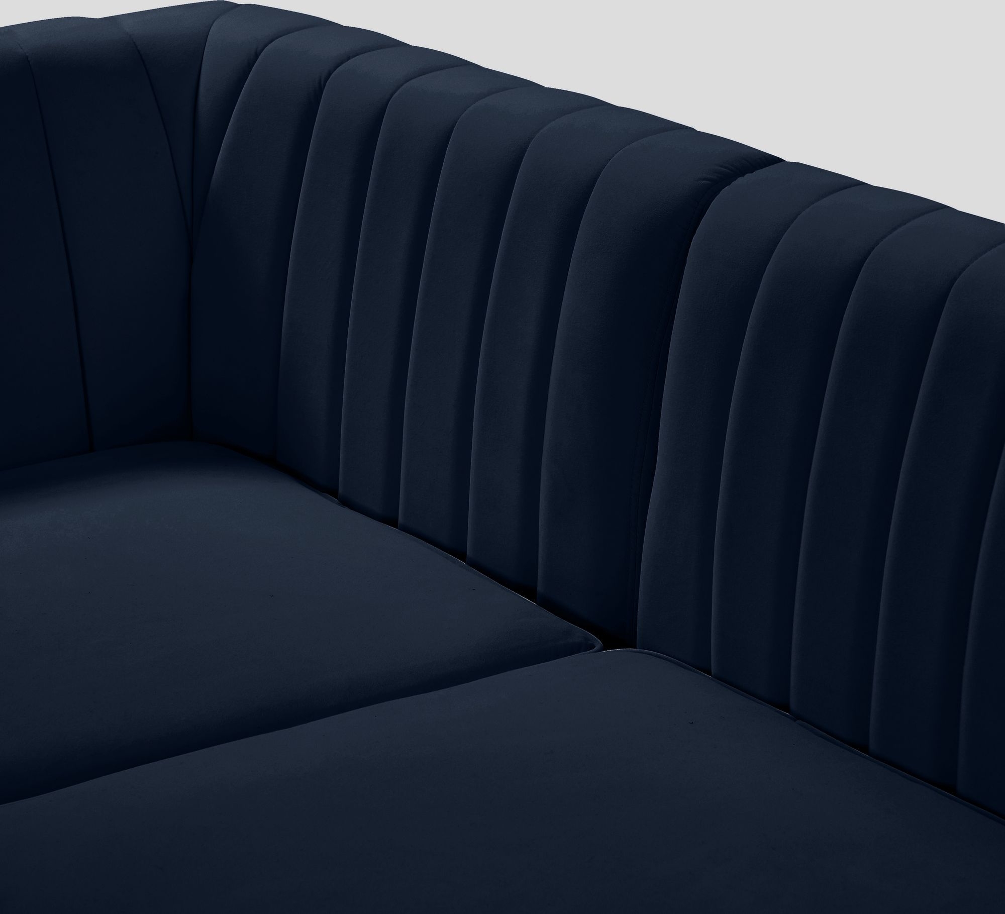 Alina 119" 6-Piece Velvet Modular U-Shape Sectional