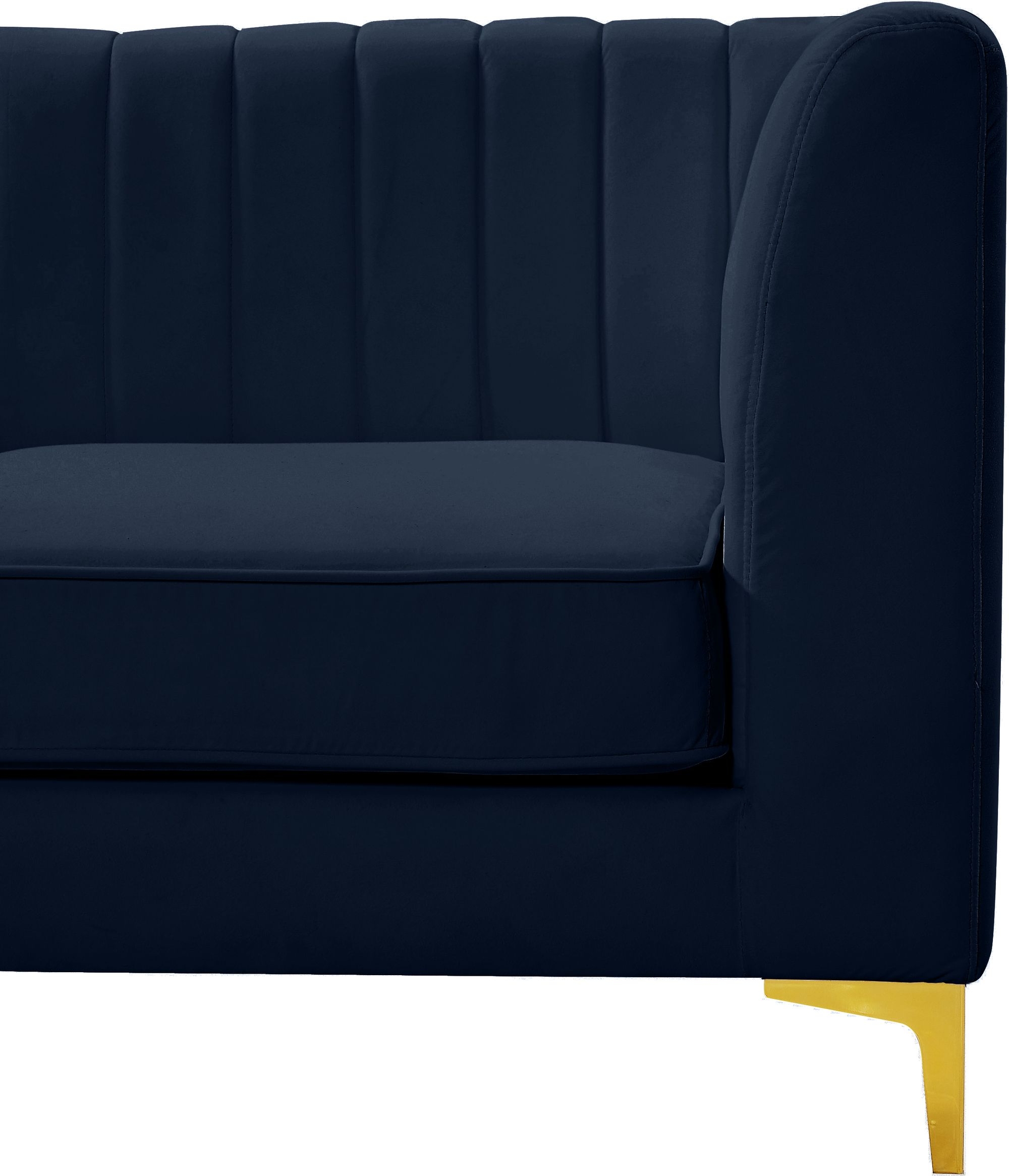 Alina 145" x 93" 8-Piece Velvet Modular Sectional