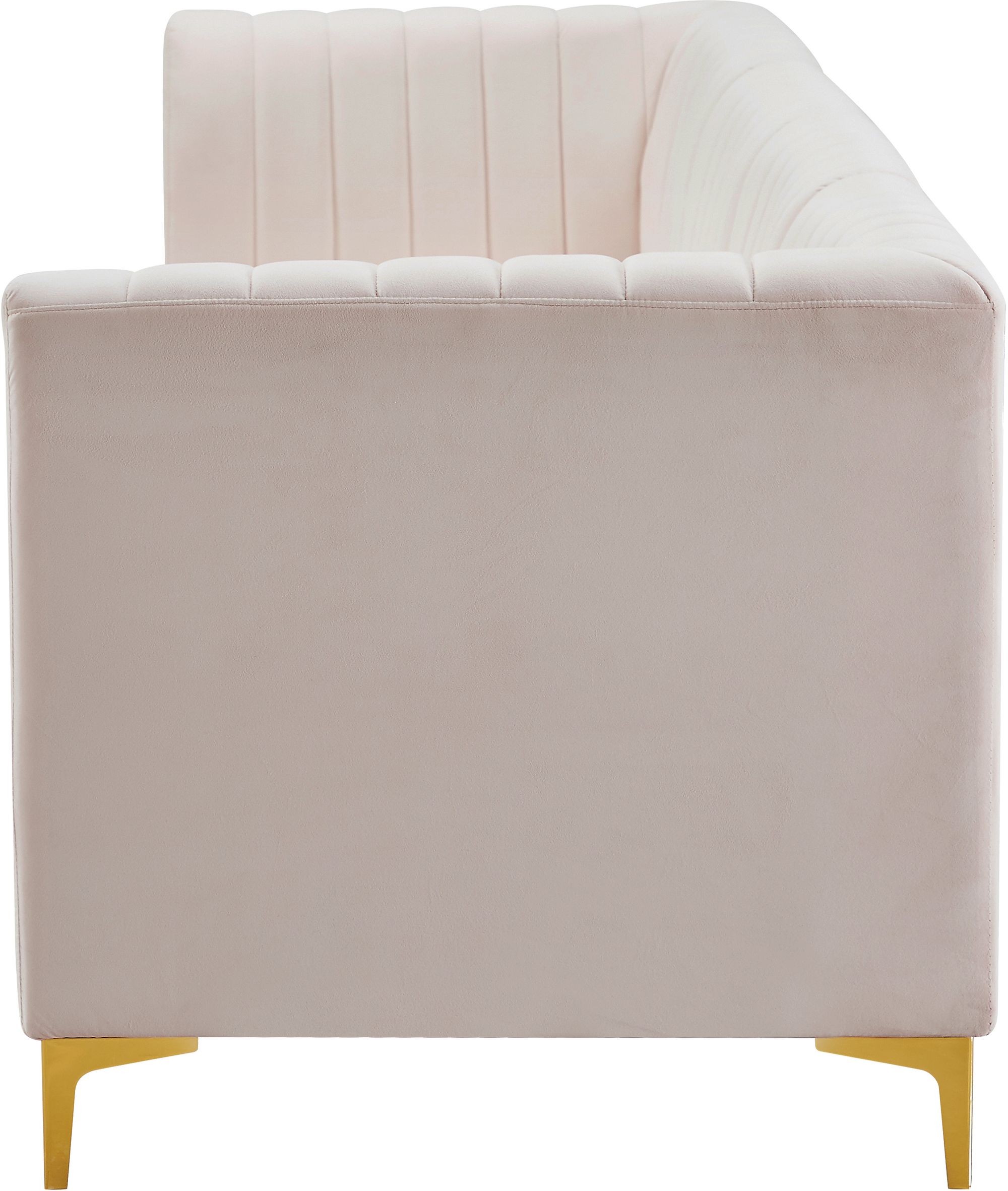 Alina 119" Velvet Modular Sofa