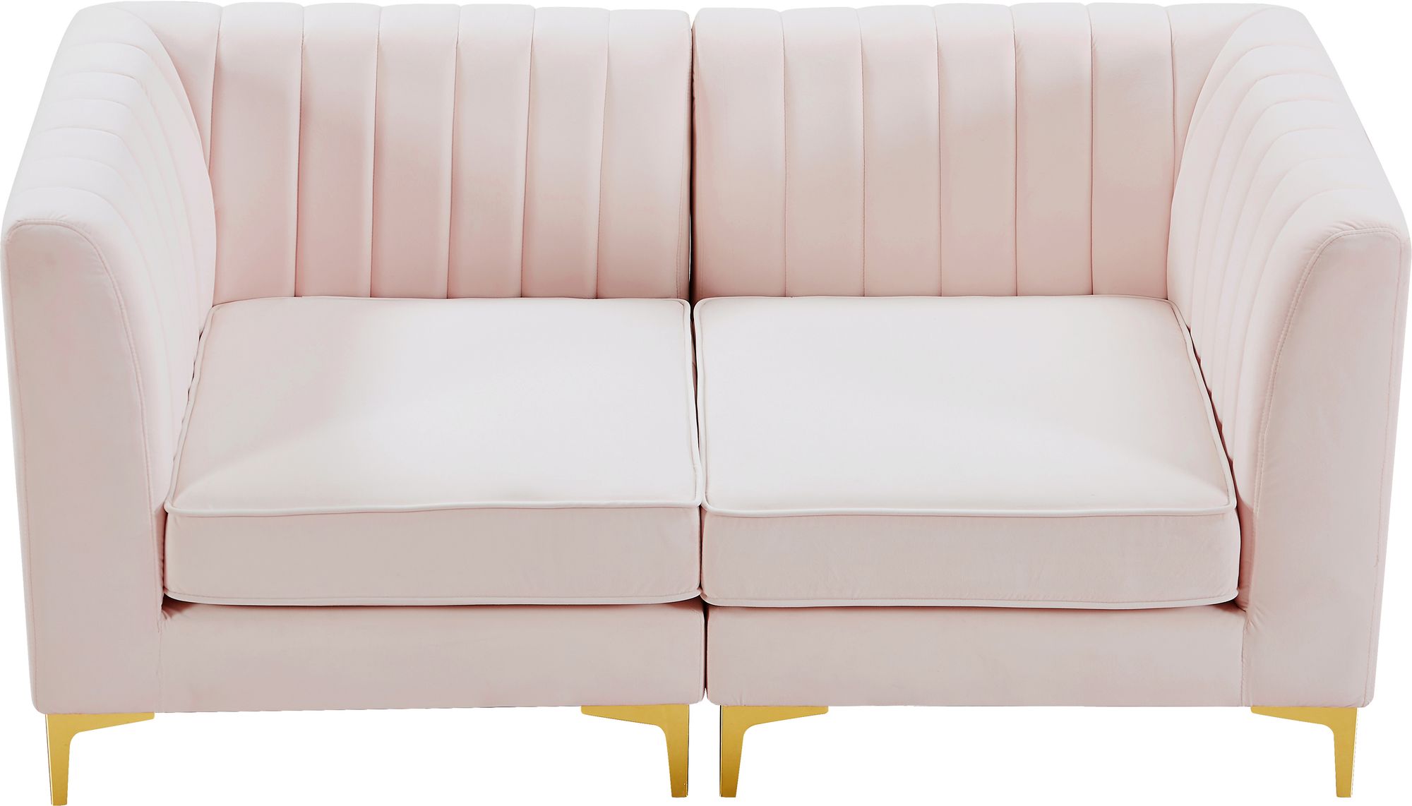 Alina 67" Velvet Modular Sofa