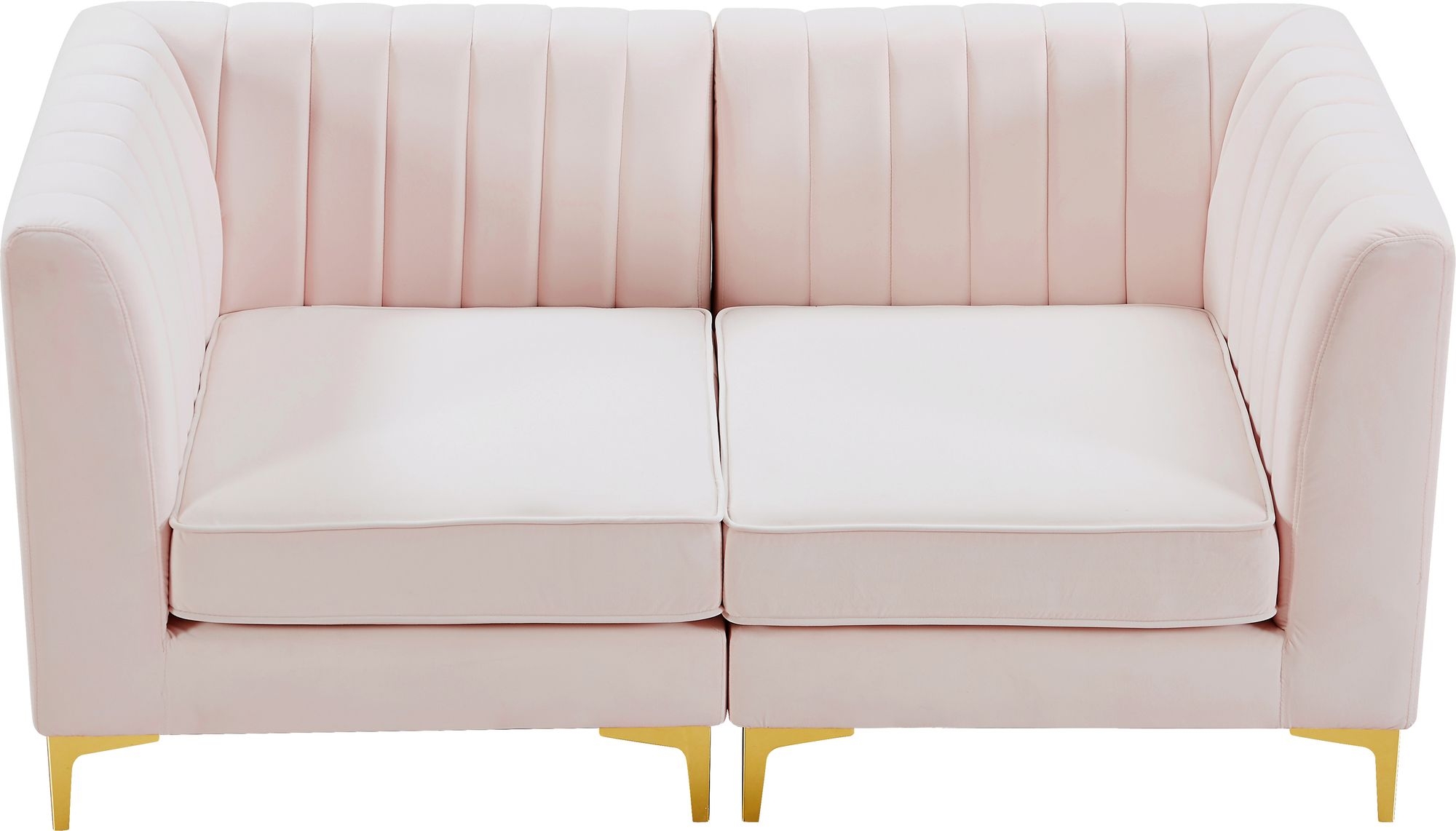 Alina 67" Velvet Modular Sofa